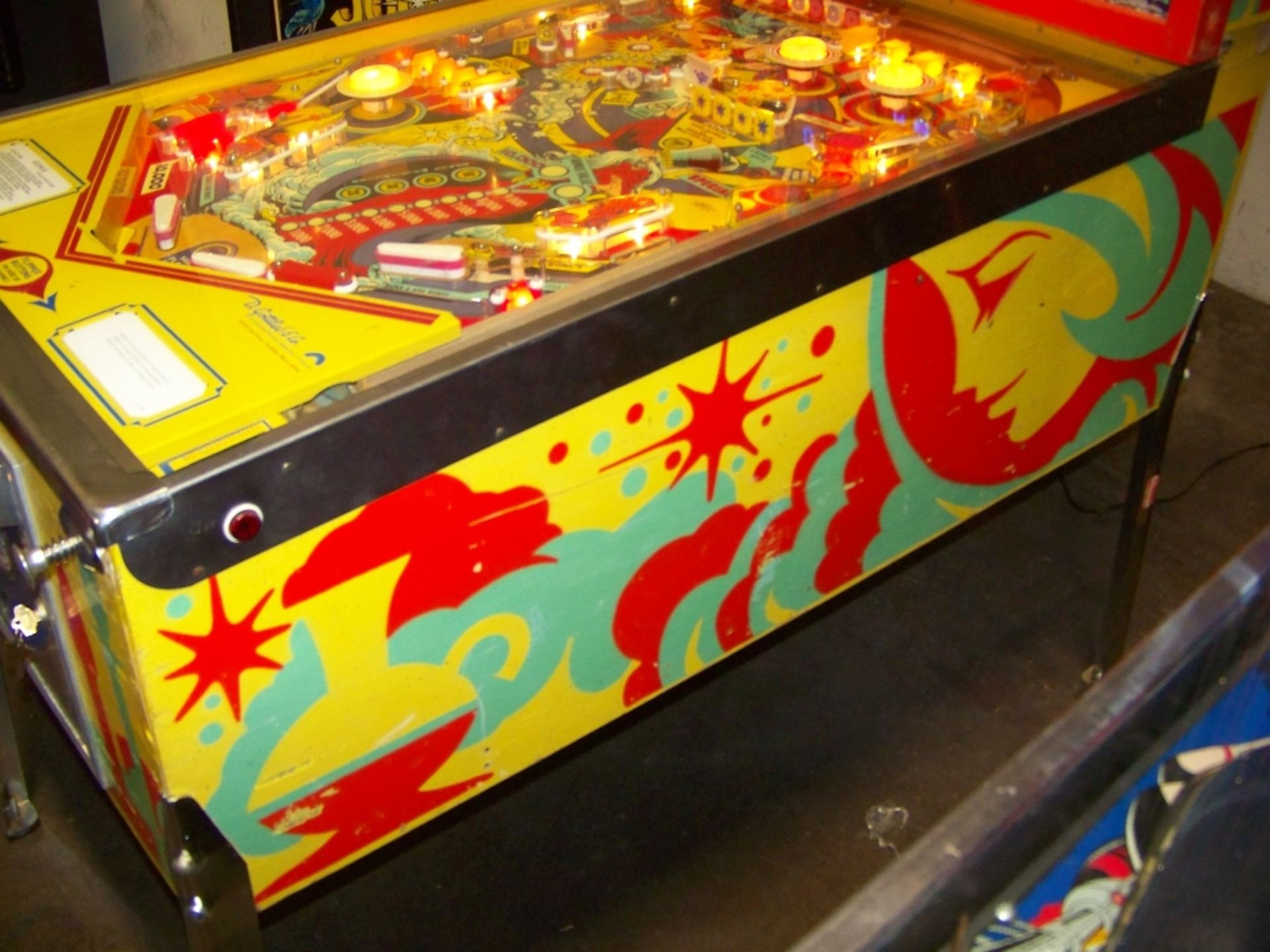 GENIE PINBALL MACHINE GOTTLIEB WIDE BODY - Image 11 of 11