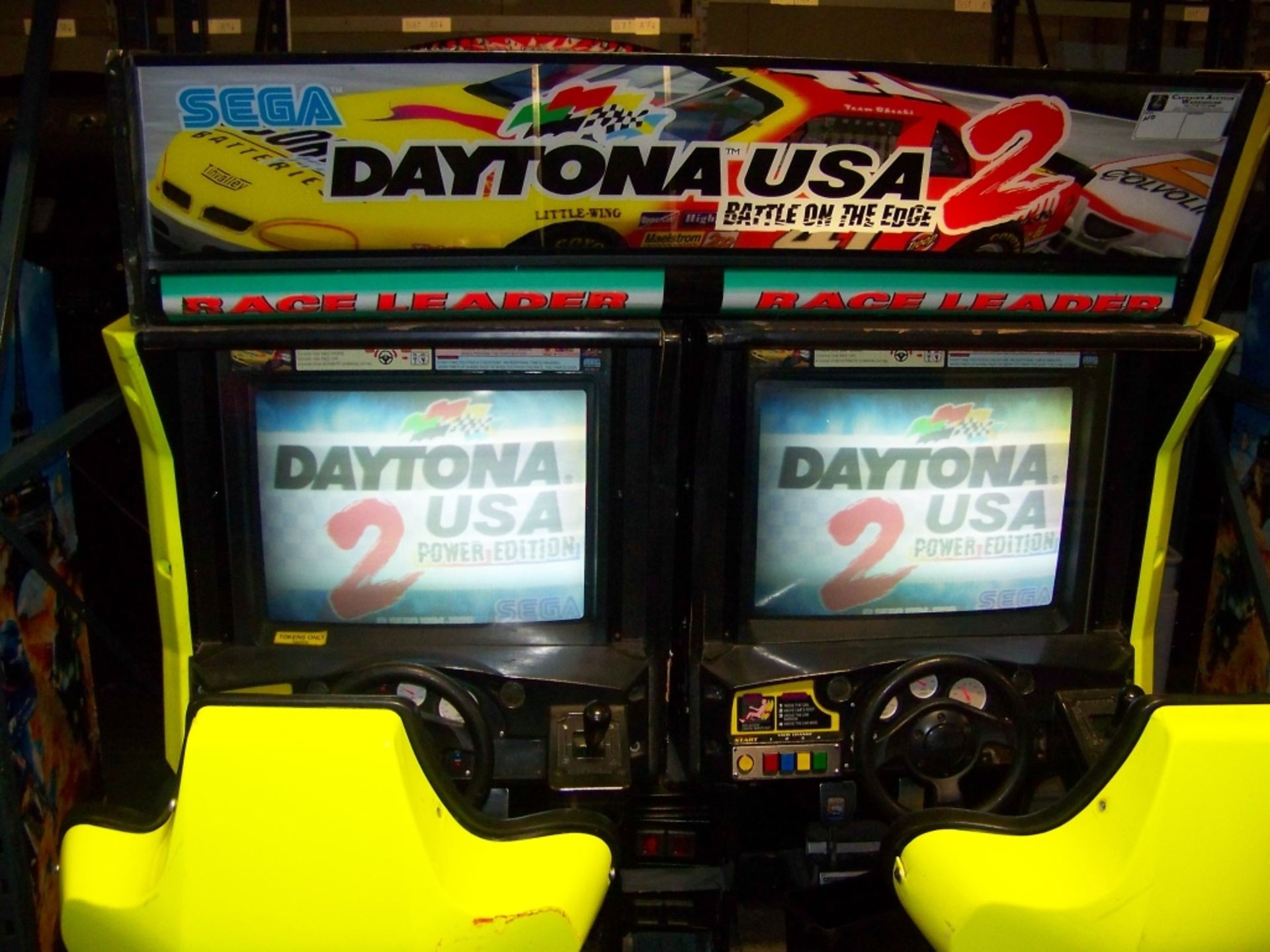 SEGA DAYTONA USA 2 TWIN RACING ARCADE GAME