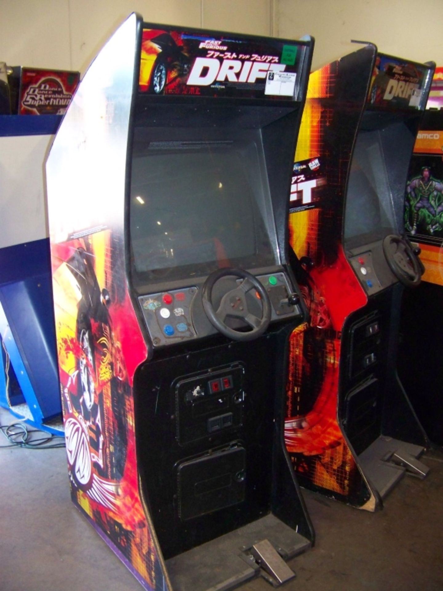 FAST & FURIOUS DRIFT UPRIGHT ARCADE GAME - Image 2 of 2