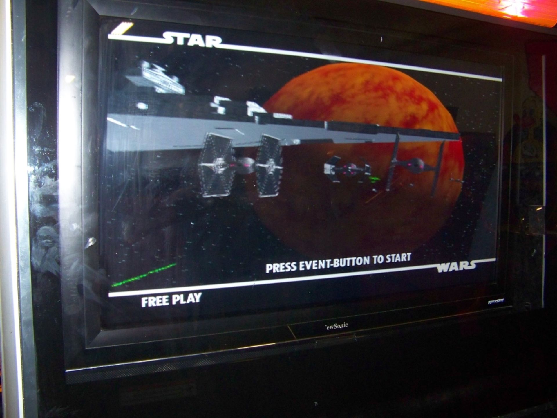 STAR WARS TRILOGY DX ARCADE GAME LCD MONITOR - Image 3 of 9