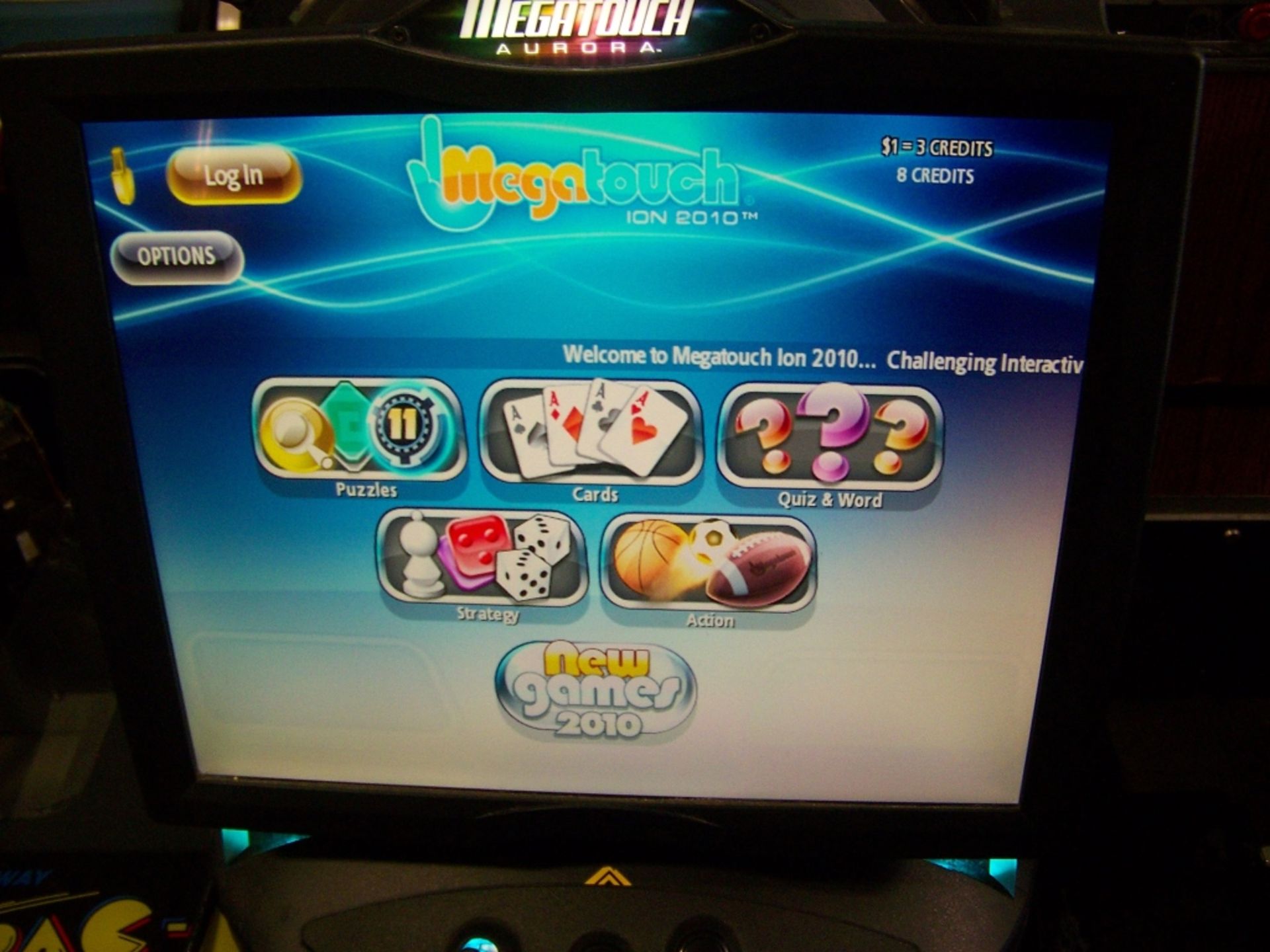 MEGATOUCH ION 2010 COUNTER TOP ARCADE GAME - Image 2 of 2