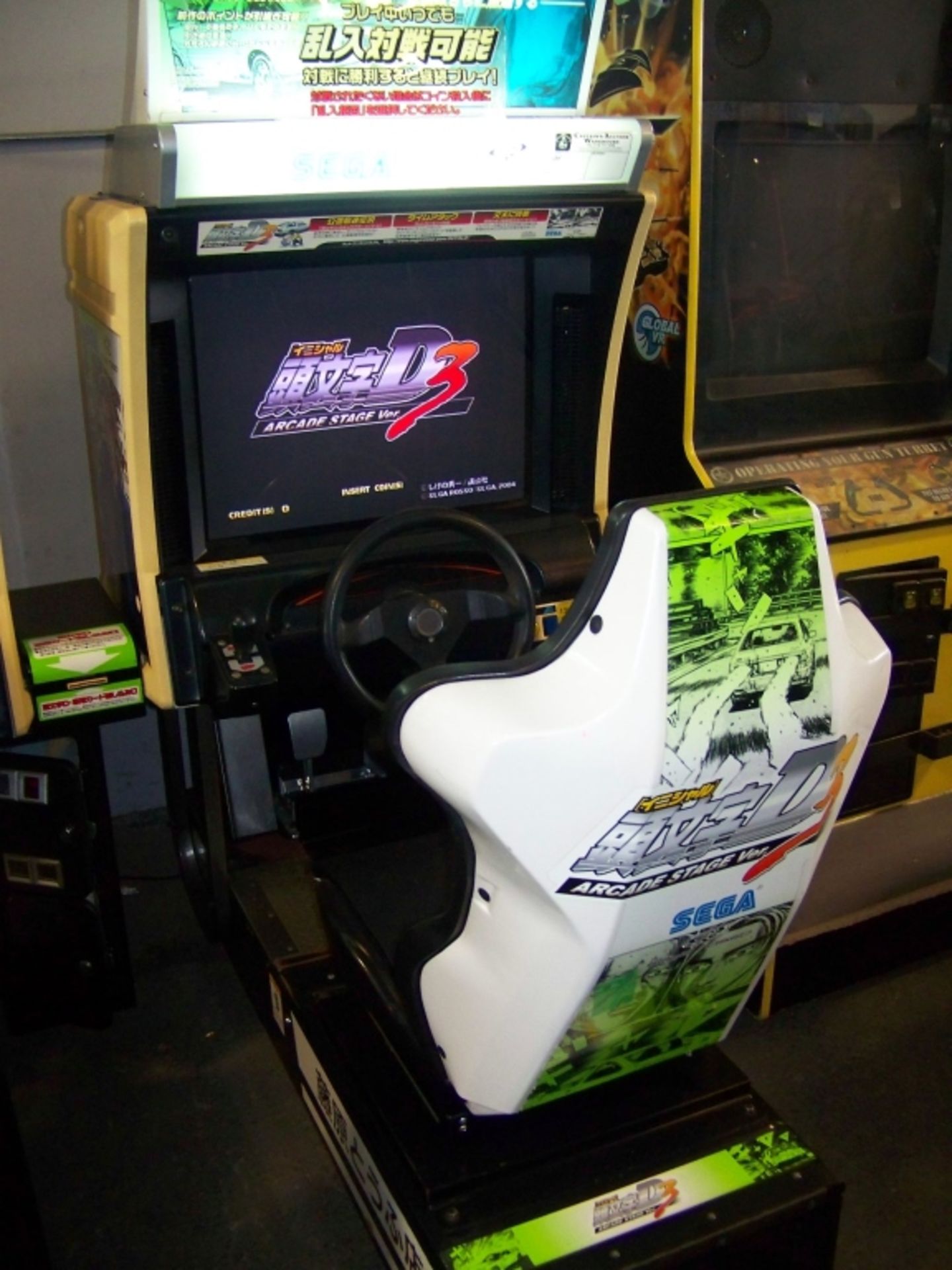 INITIAL D3 SINGLE RACING ARCADE GAME SEGA