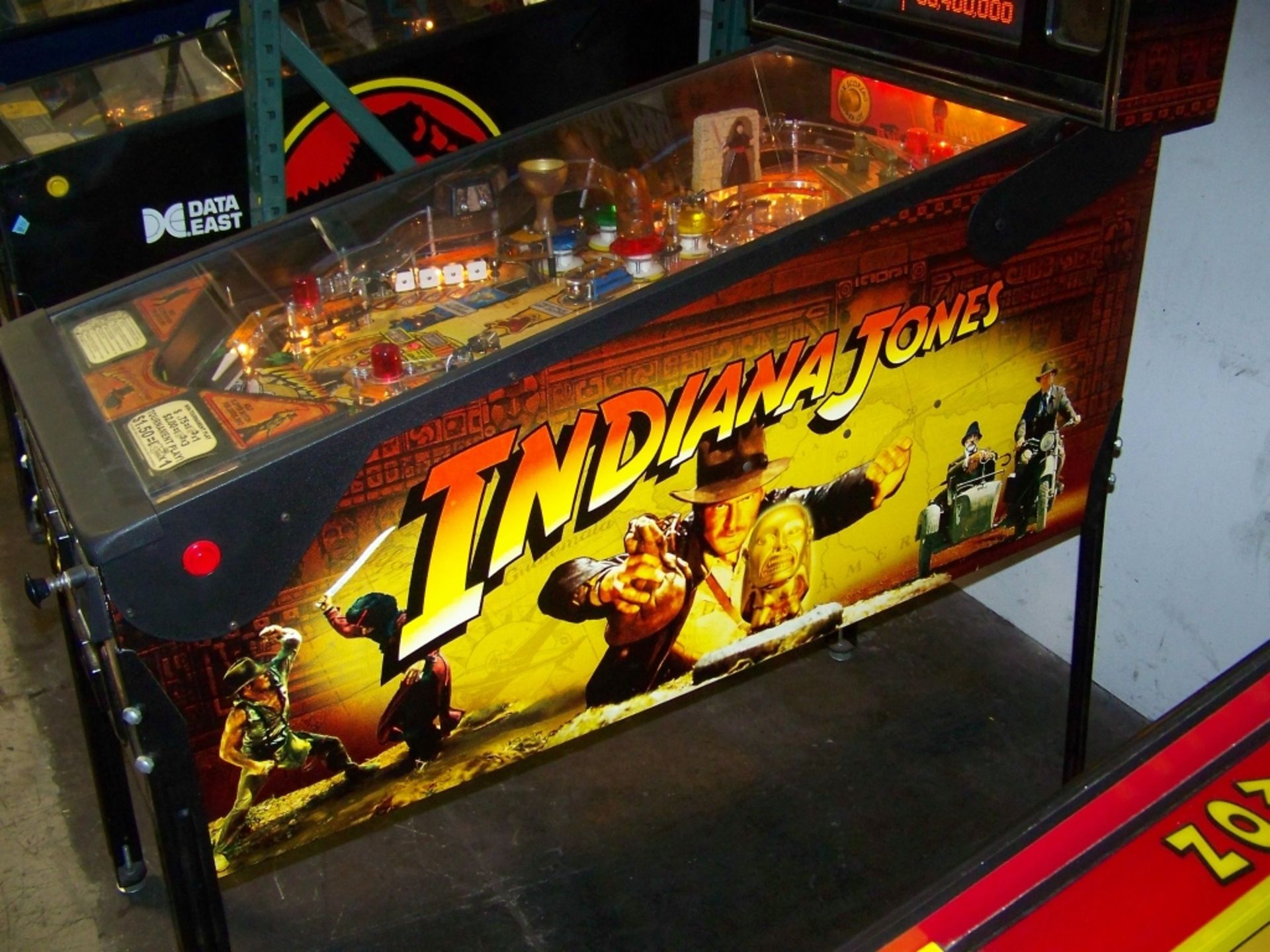 INDIANA JONES PINBALL MACHINE STERN INC. - Image 8 of 11