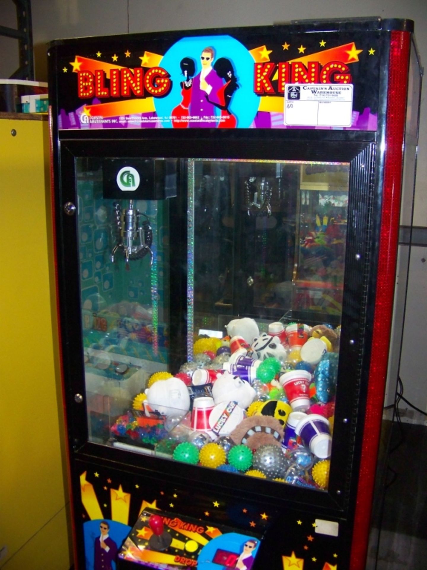 BLING KING 31" COASTAL PLUSH CLAW CRANE MACHINE