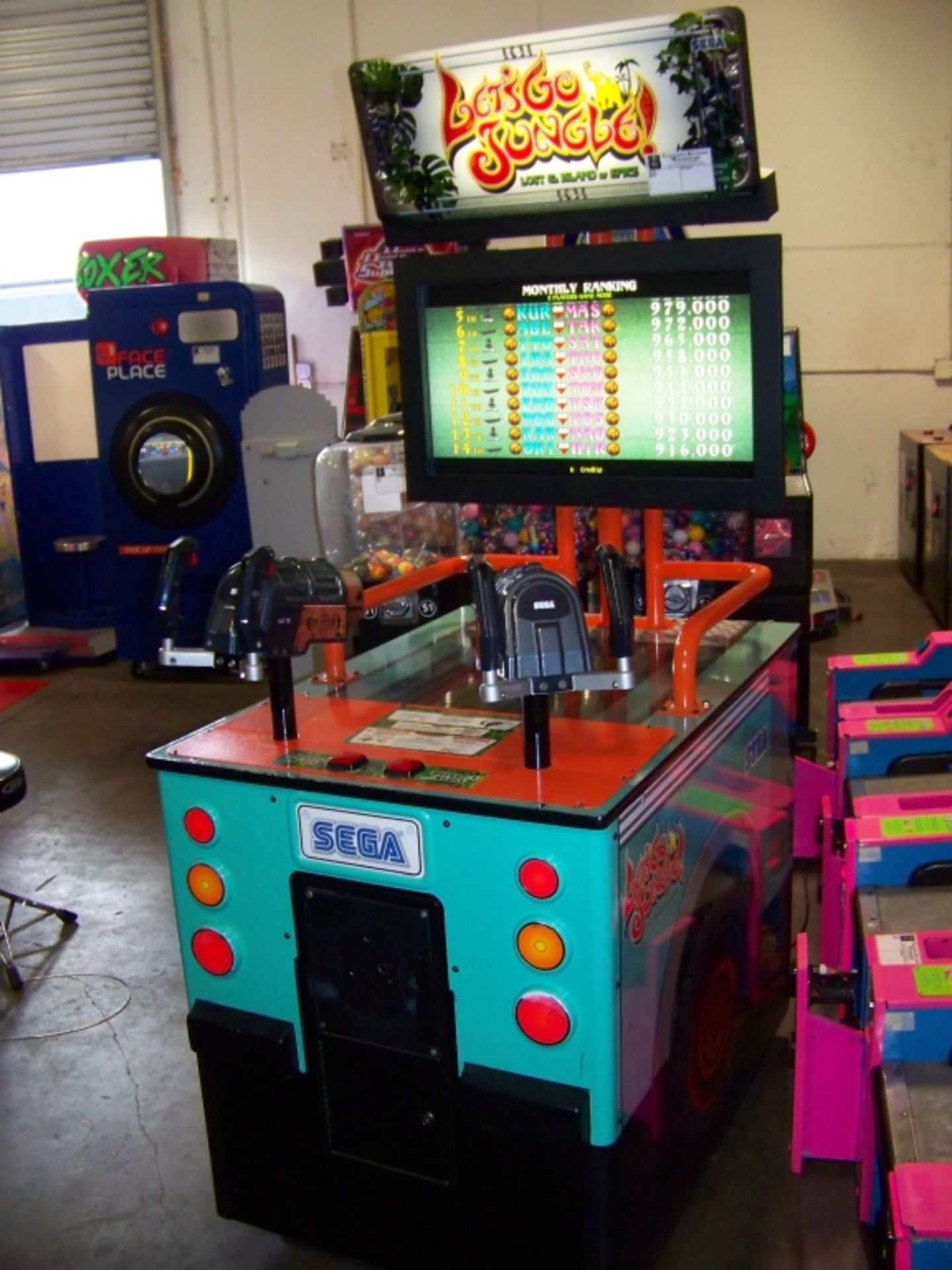 LETS GO JUNGLE STD UPRIGHT ARCADE GAME - Image 3 of 8