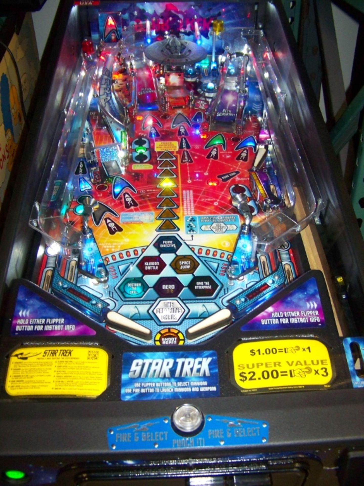 STAR TREK PINBALL MACHINE STERN INC. 2013 - Image 5 of 7