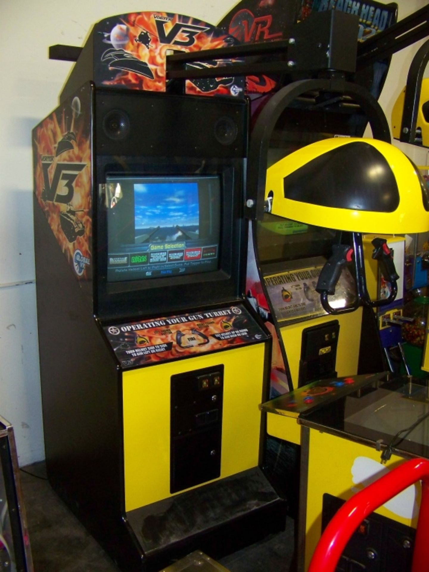 V3 BLOCKADE BATTLE ARCADE GAME VIRTUAL UPRIGHT