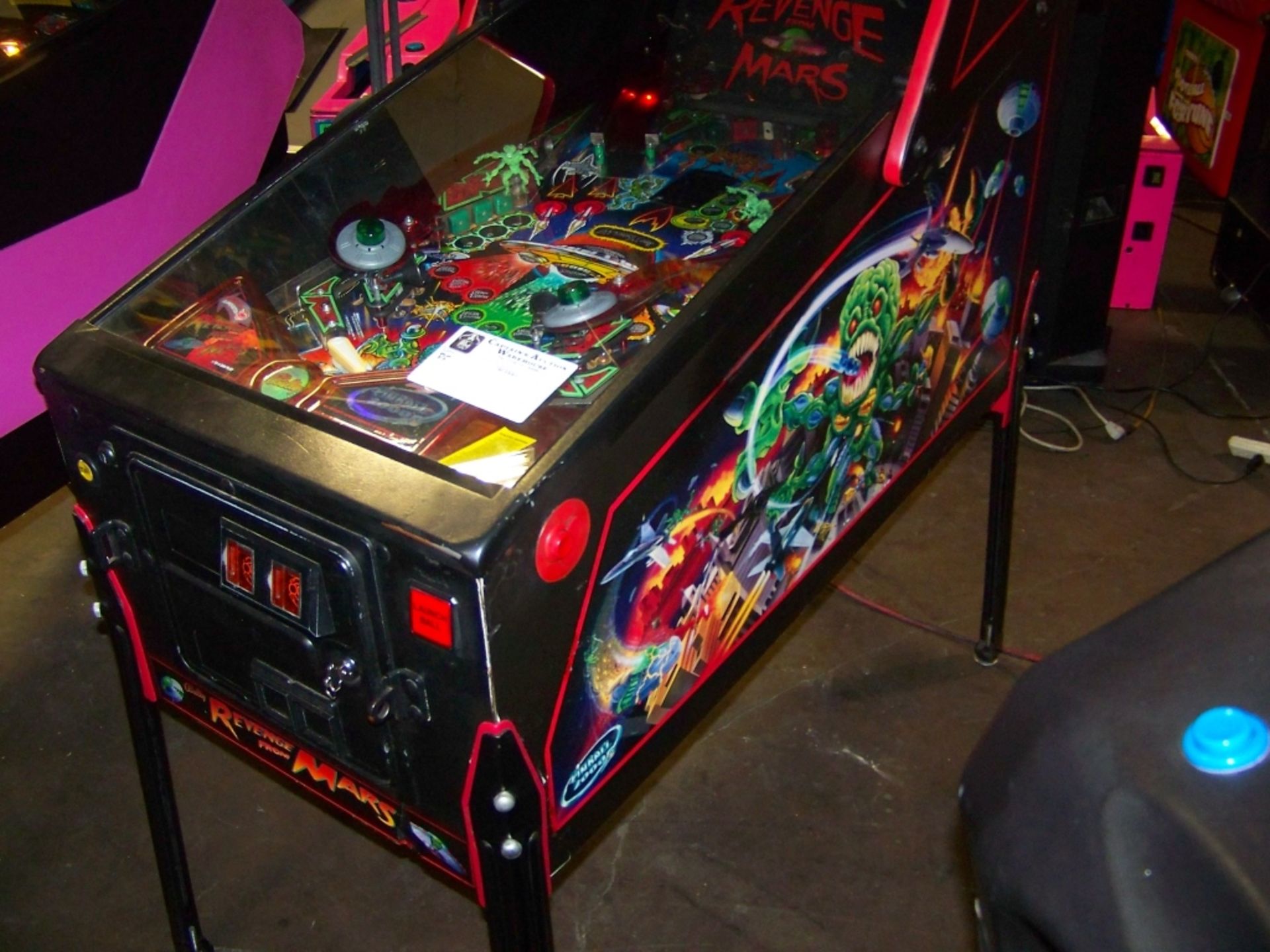 REVENGE FROM MARS PINBALL MACHINE WILLIAMS - Image 6 of 11