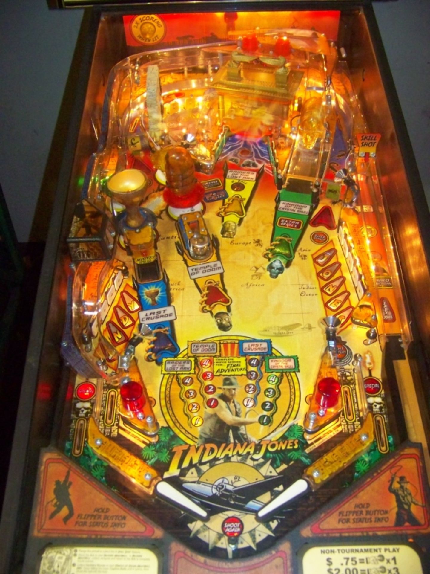 INDIANA JONES PINBALL MACHINE STERN INC. - Image 10 of 11