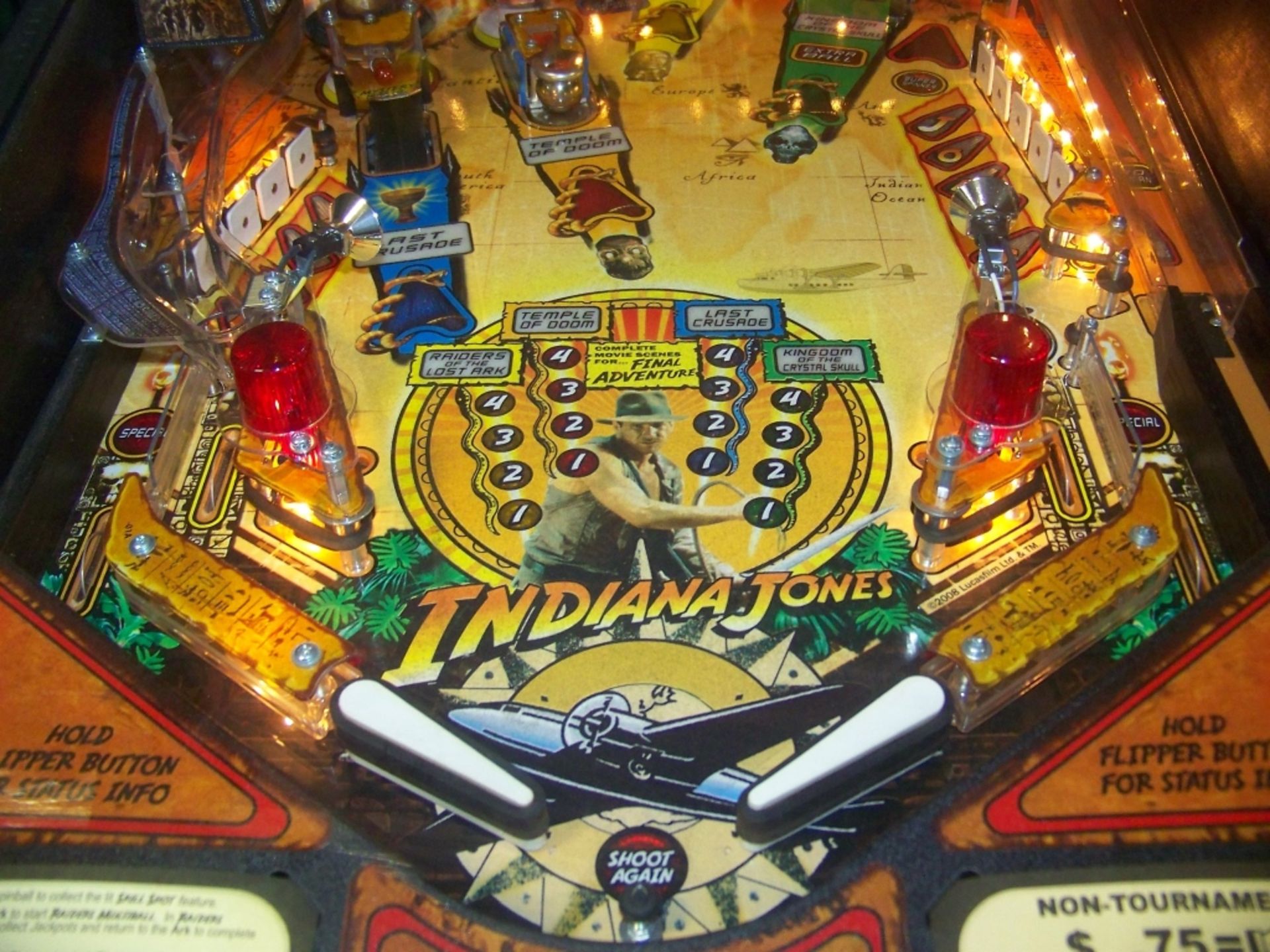 INDIANA JONES PINBALL MACHINE STERN INC. - Image 11 of 11