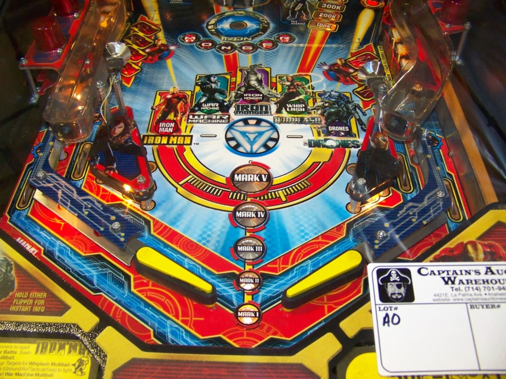 IRONMAN PRO MODEL PINBALL MACHINE STERN INC. - Image 10 of 12