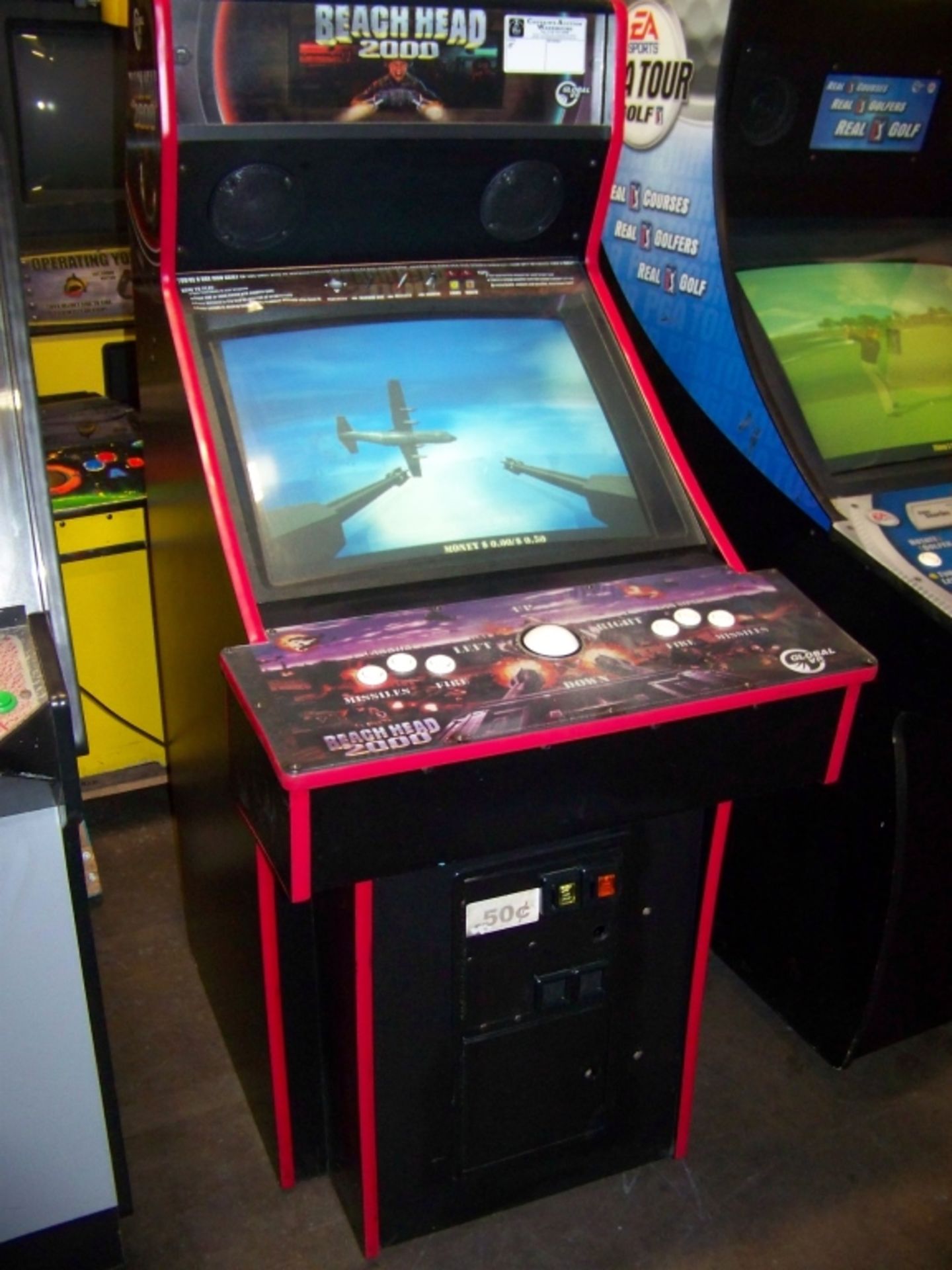 BEACH HEAD 2000 PUP CABINET ARCADE GAME - Image 3 of 3
