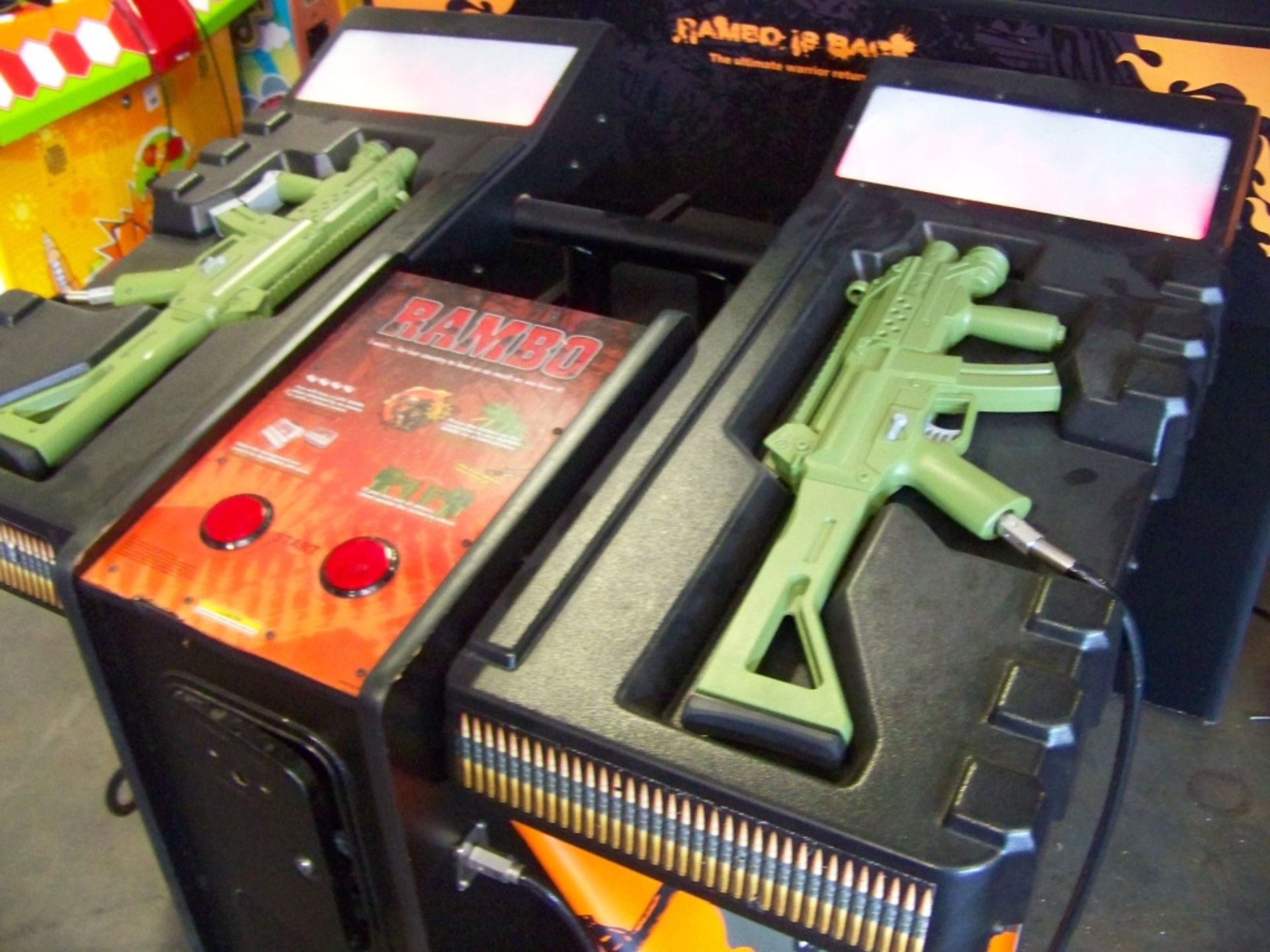 RAMBO DELUXE SHOOTER ARCADE GAME SEGA - Image 8 of 11