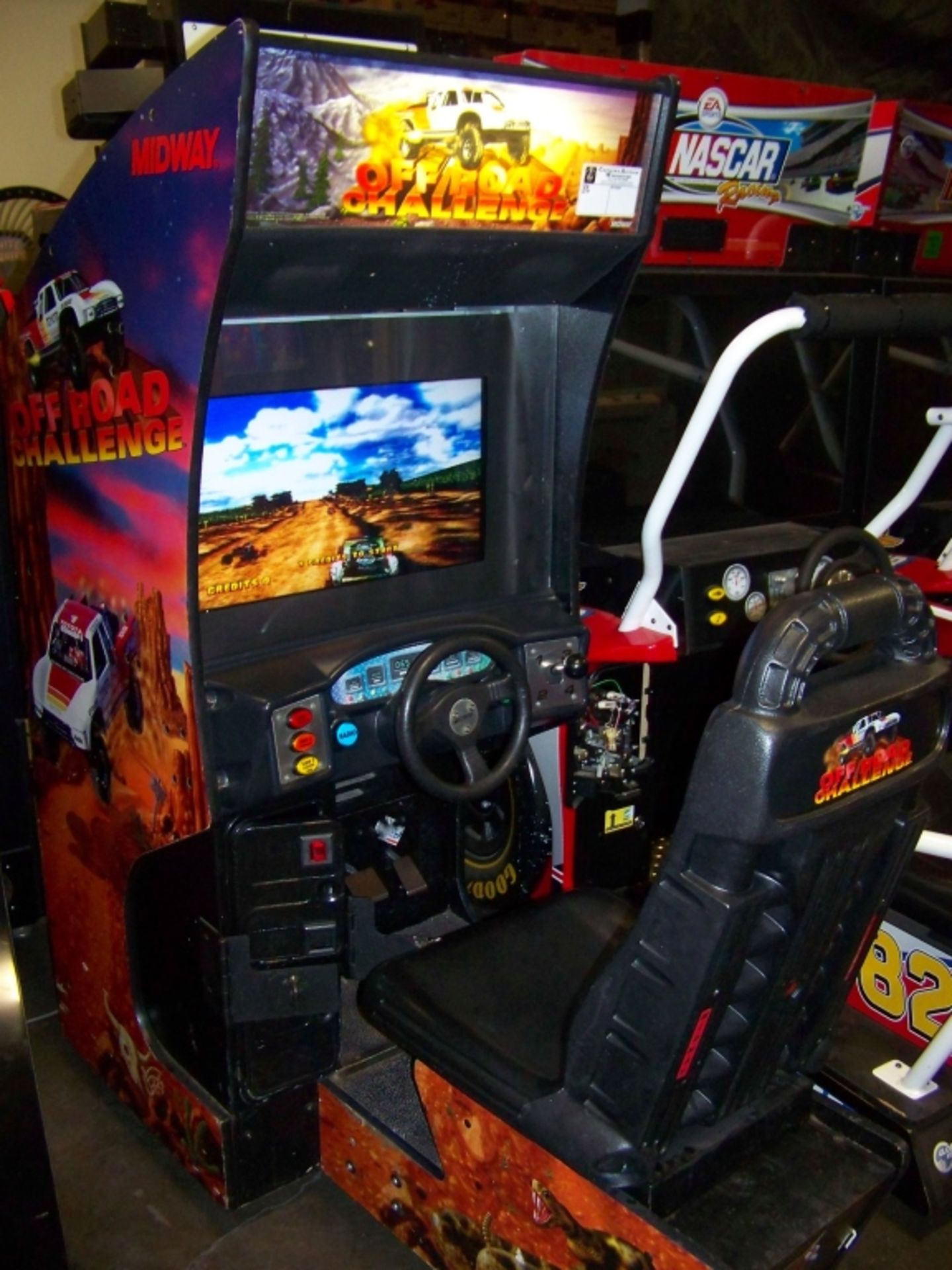 OFFROAD CHALLENGE DRIVER ARCADE GAME LCD