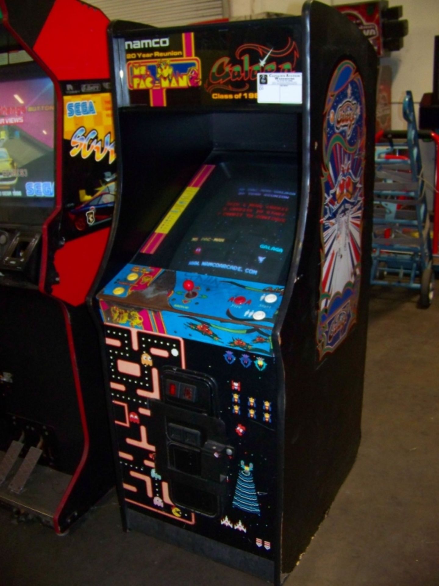 MS PACMAN GALAGA CLASS OF 1981 ARCADE GAME - Image 2 of 6