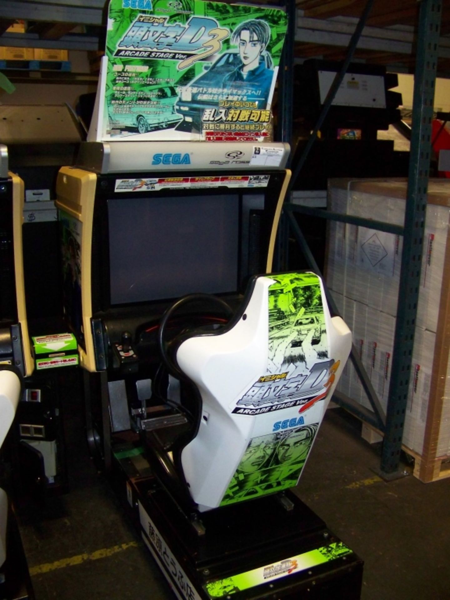 INITIAL D3 SINGLE RACING ARCADE GAME SEGA - Image 3 of 5