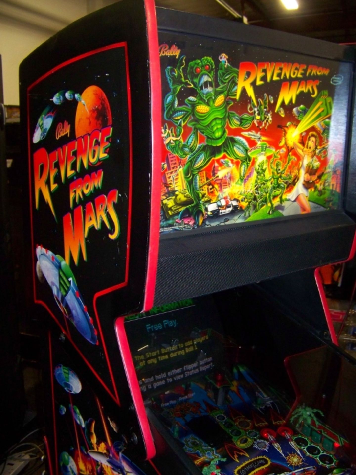 REVENGE FROM MARS PINBALL MACHINE WILLIAMS - Image 11 of 11