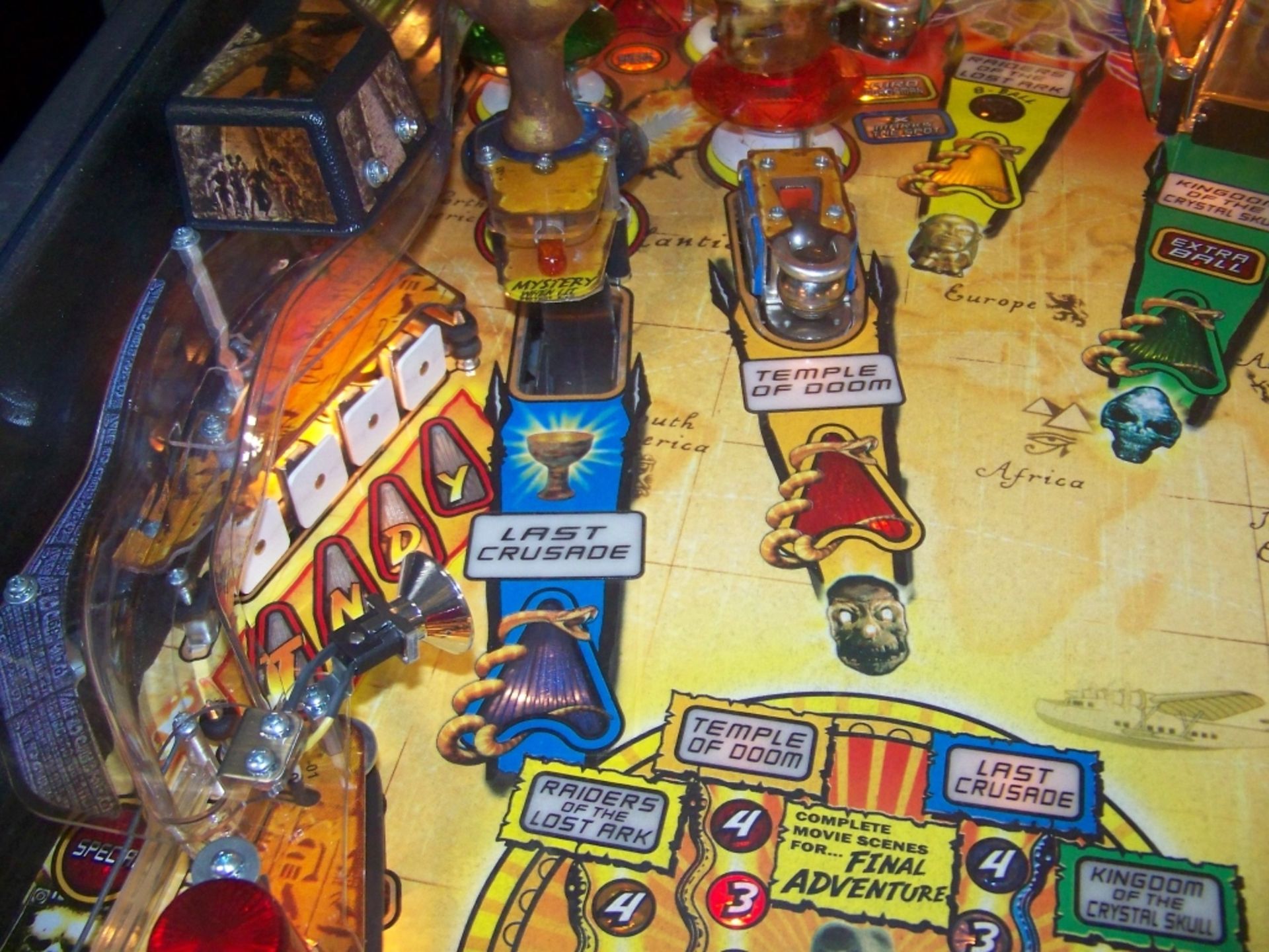 INDIANA JONES PINBALL MACHINE STERN INC. - Image 4 of 11