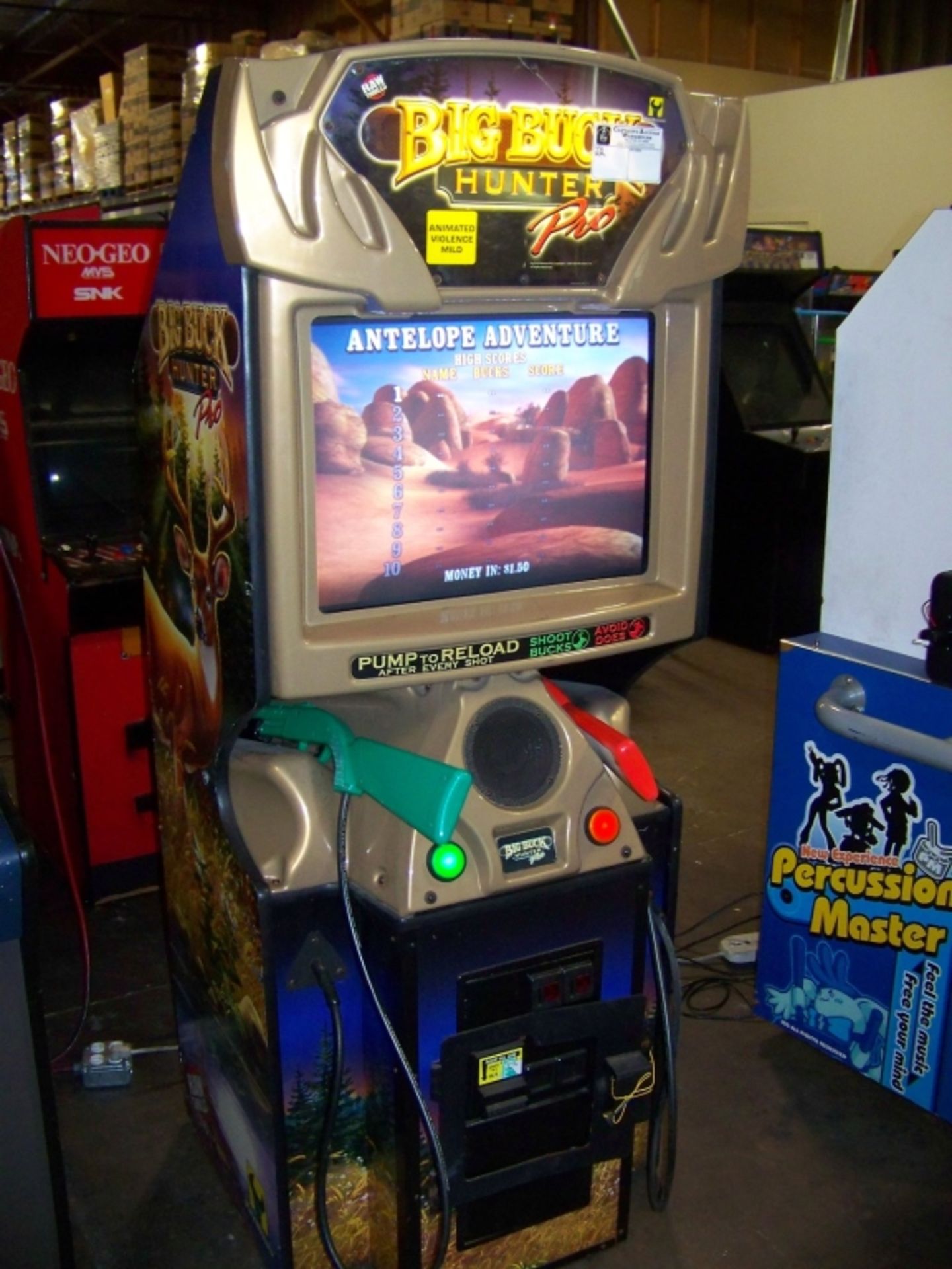 BIG BUCK HUNTER PRO SHOOTER ARCADE GAME