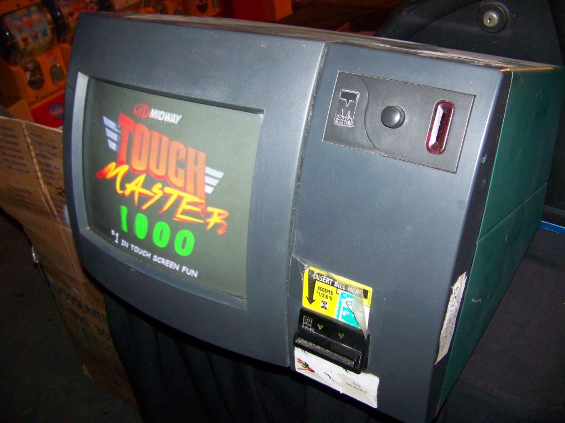 TOUCHMASTER 7000 COUNTER TOP ARCADE GAME