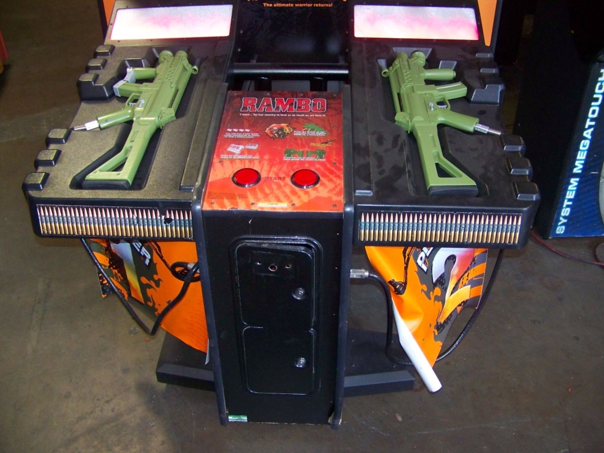 RAMBO DELUXE SHOOTER ARCADE GAME SEGA - Image 4 of 11