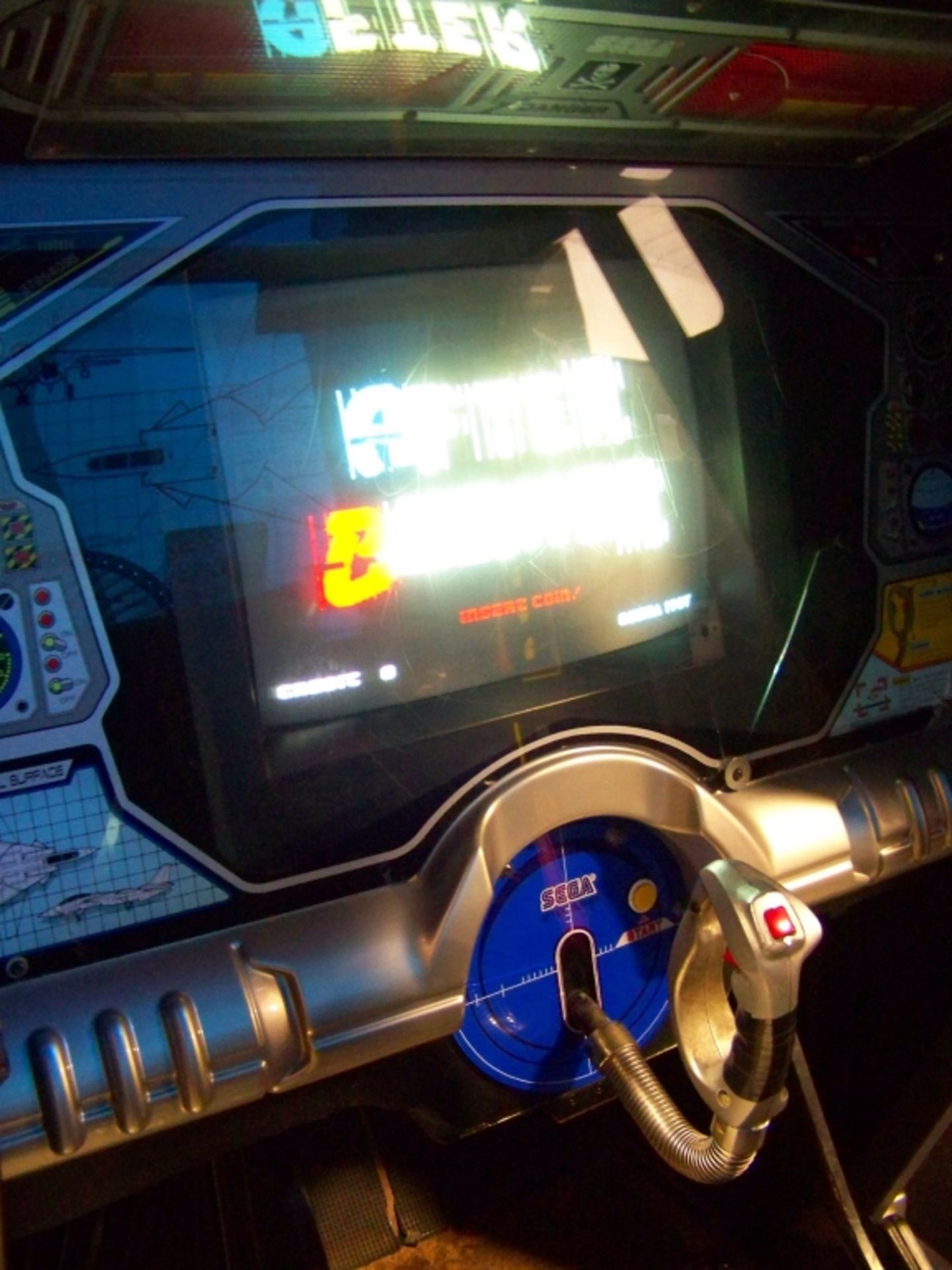 AFTERBURNER DELUXE MOTION CLASSIC ARCADE GAME SEGA - Image 3 of 10