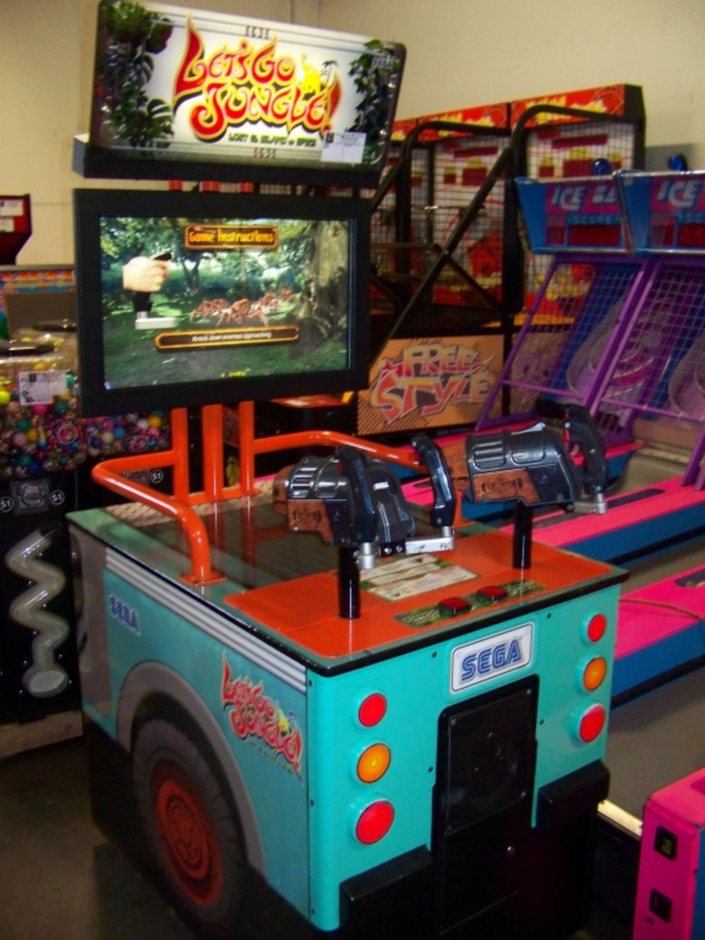 LETS GO JUNGLE STD UPRIGHT ARCADE GAME