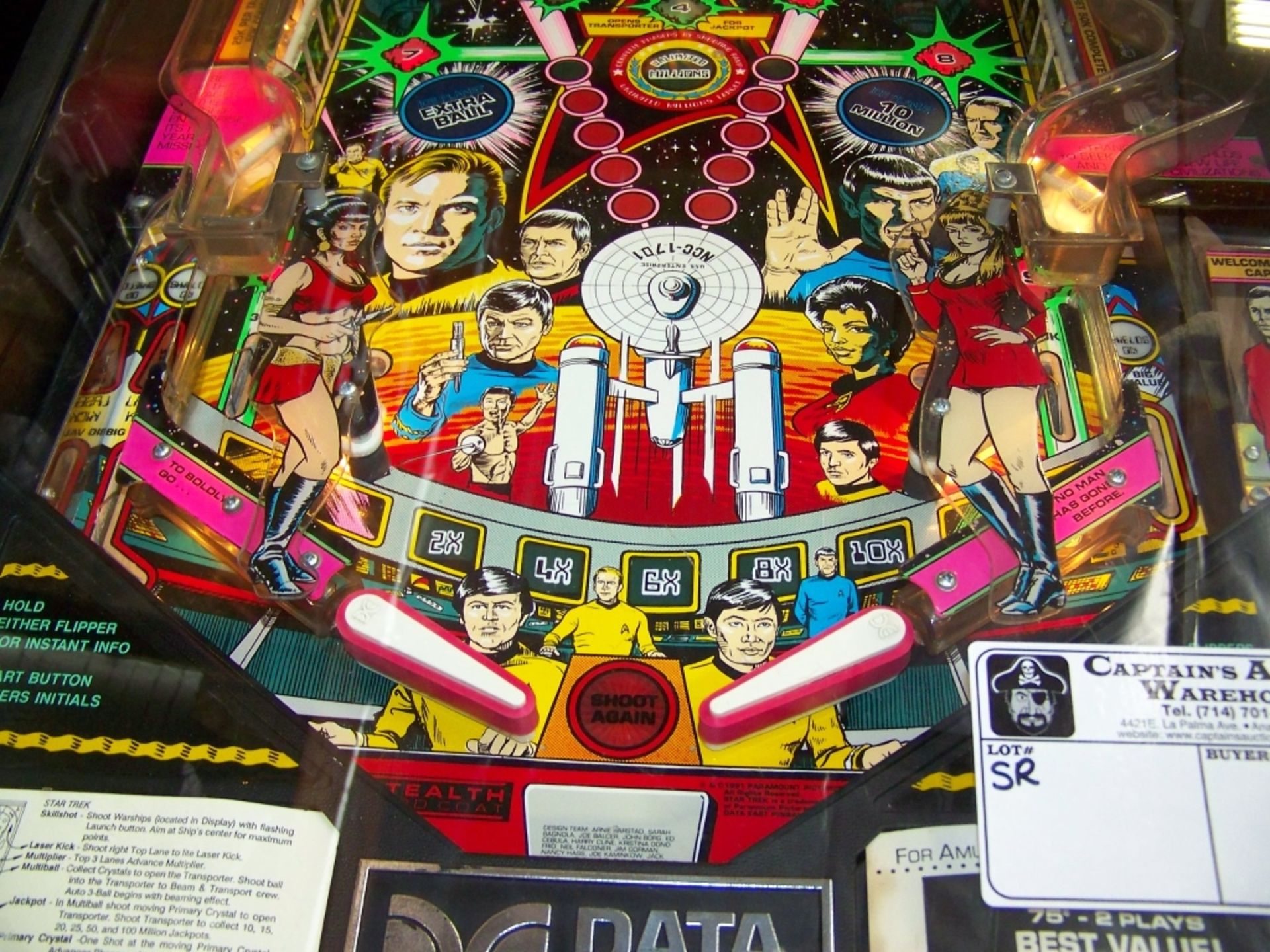 STAR TREK 25TH ANNIVERSARY PINBALL MACHINE