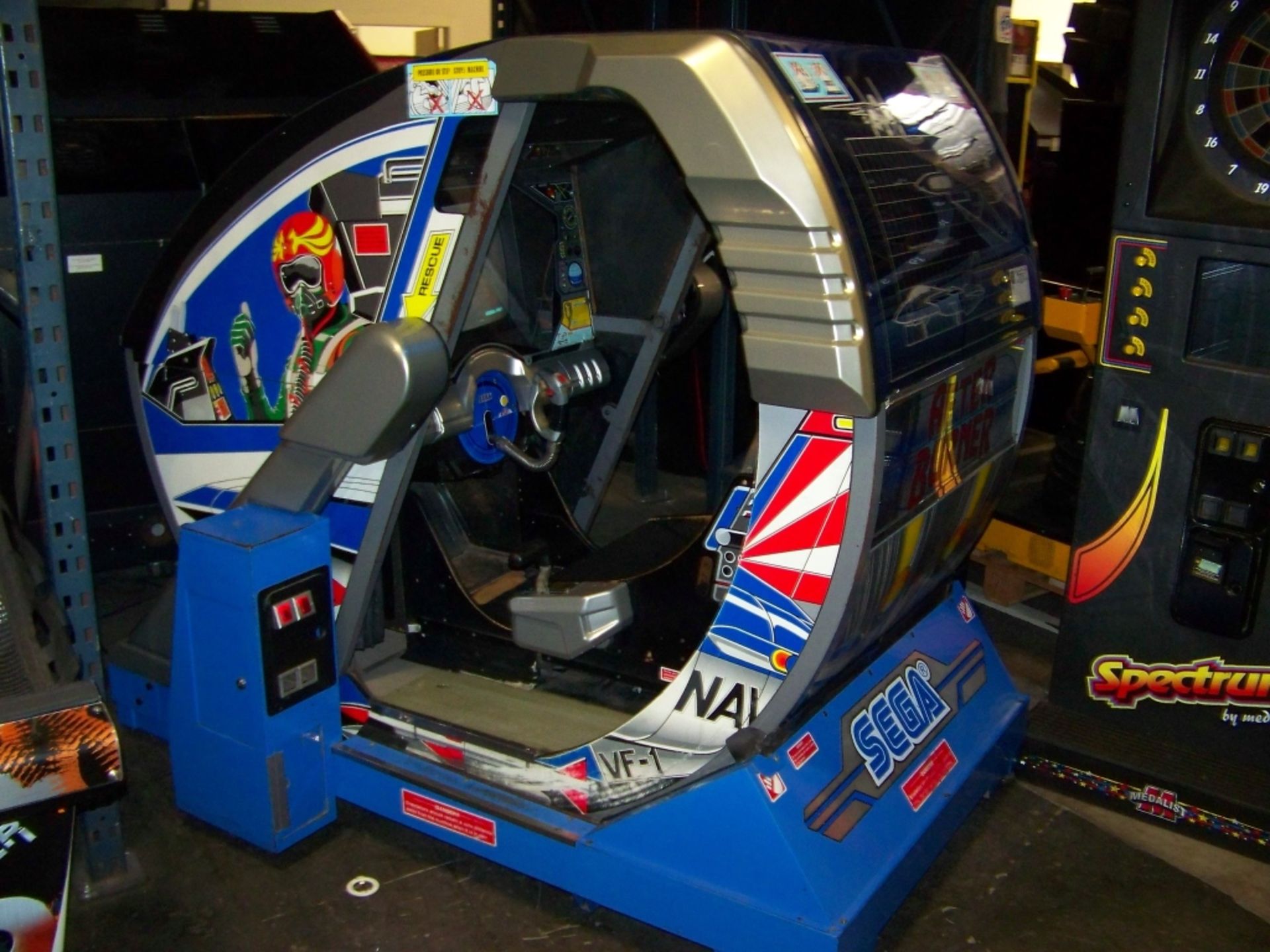 AFTERBURNER DELUXE MOTION CLASSIC ARCADE GAME SEGA