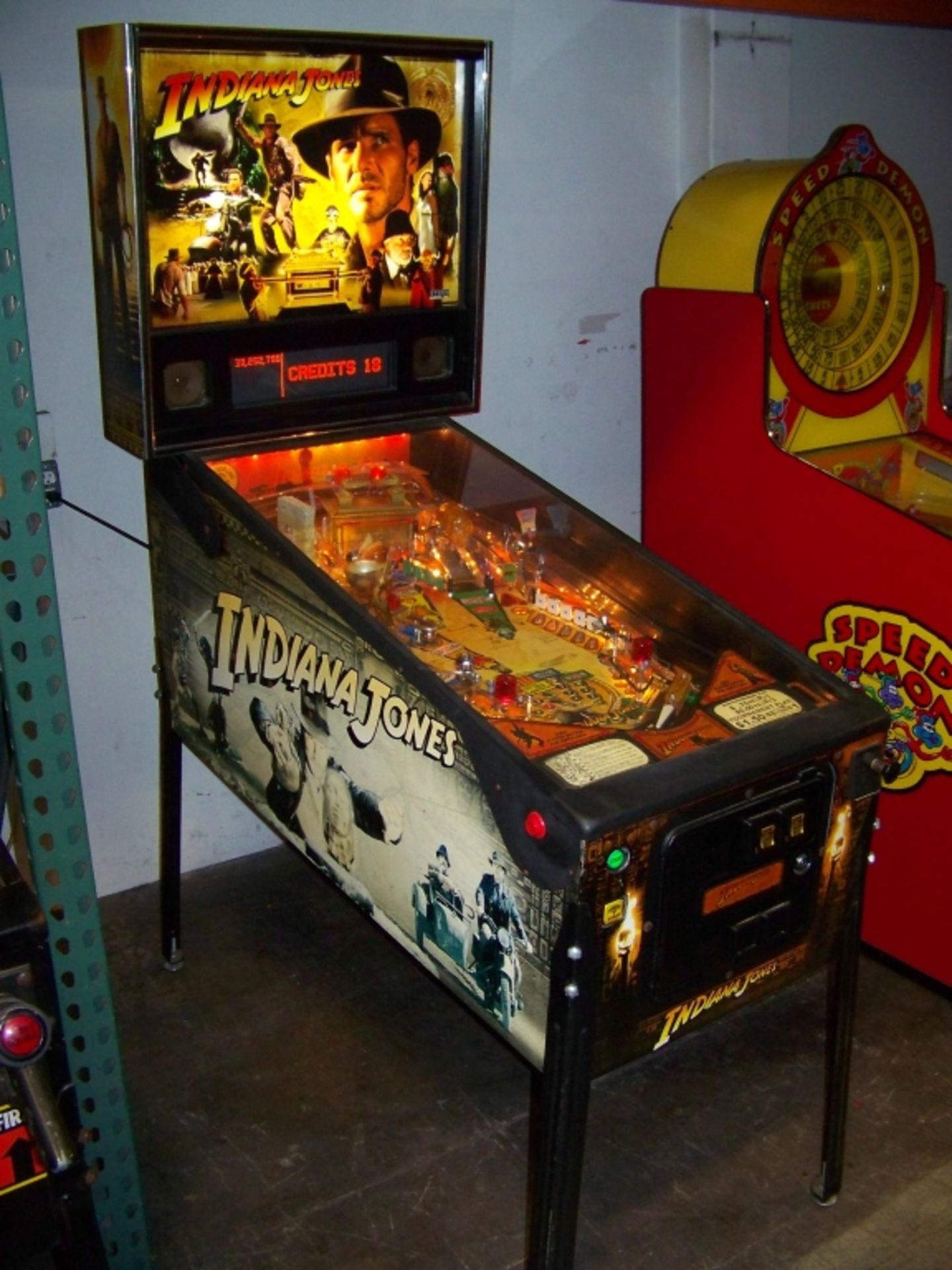 INDIANA JONES PINBALL MACHINE STERN INC. - Image 2 of 11