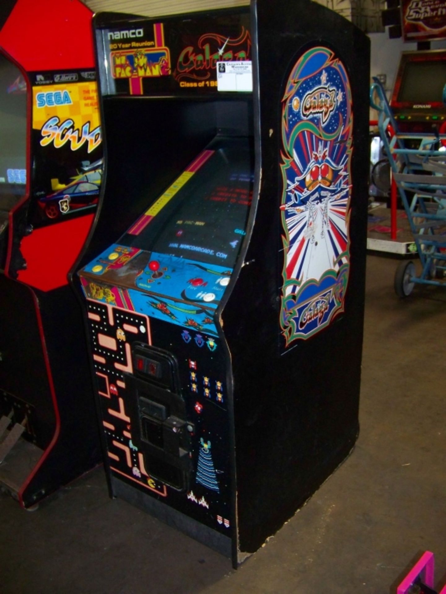 MS PACMAN GALAGA CLASS OF 1981 ARCADE GAME - Image 6 of 6