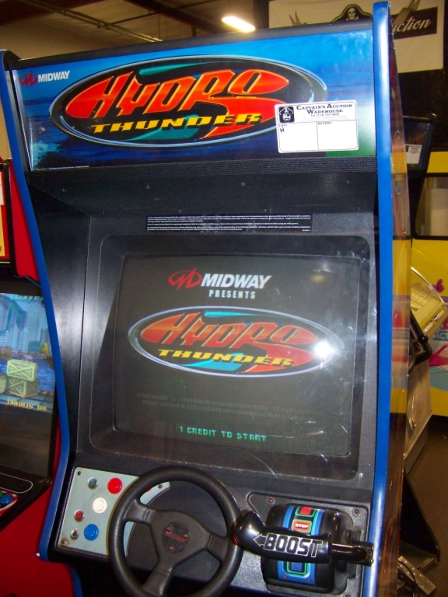 HYDRO THUNDER UPRIGHT ARCADE GAME MIDWAY - Image 3 of 3