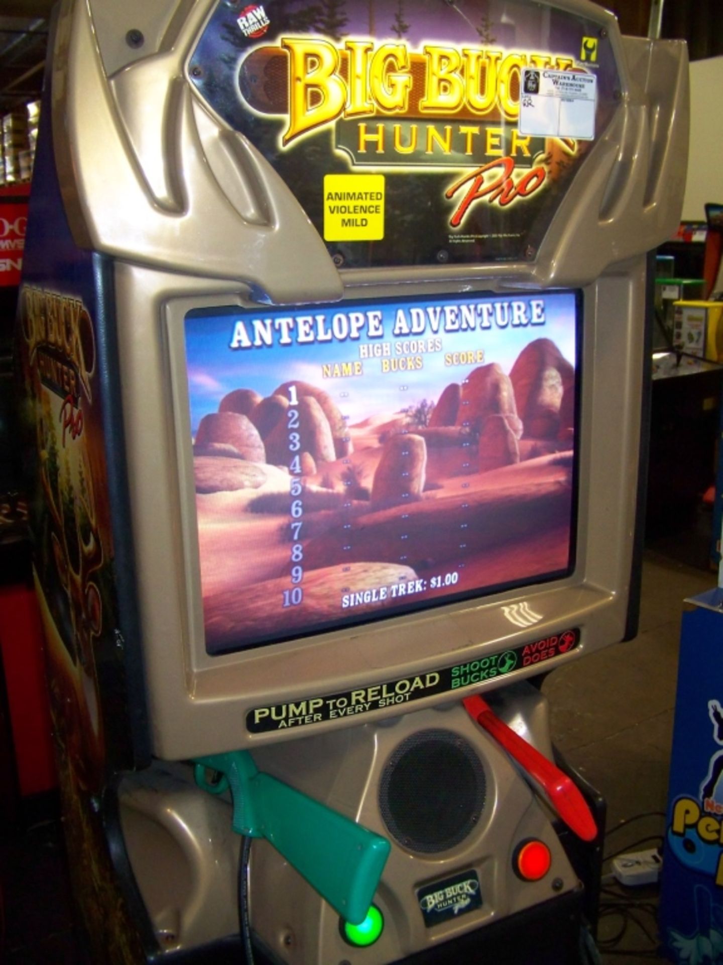 BIG BUCK HUNTER PRO SHOOTER ARCADE GAME - Image 5 of 5