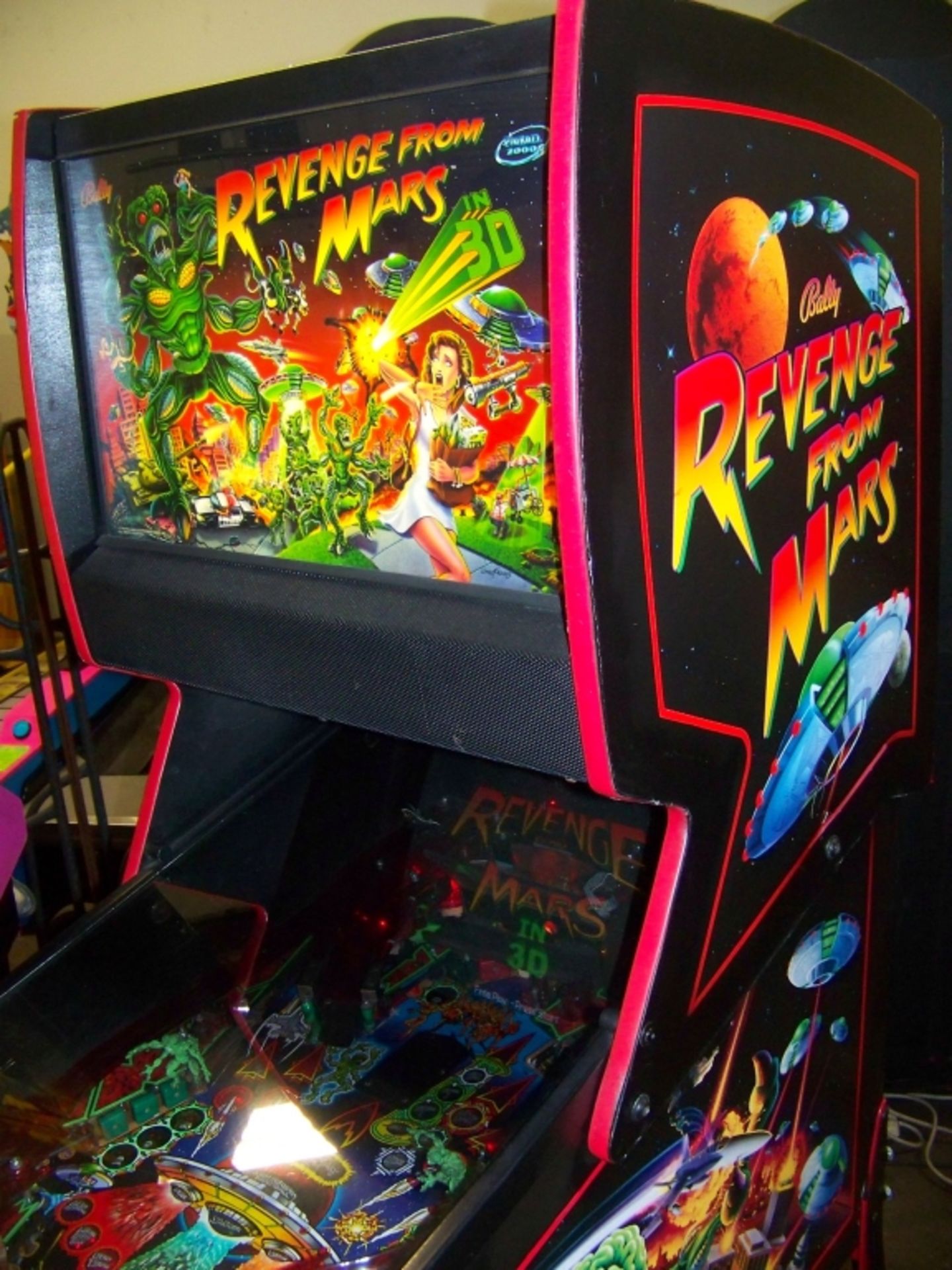 REVENGE FROM MARS PINBALL MACHINE WILLIAMS - Image 7 of 11