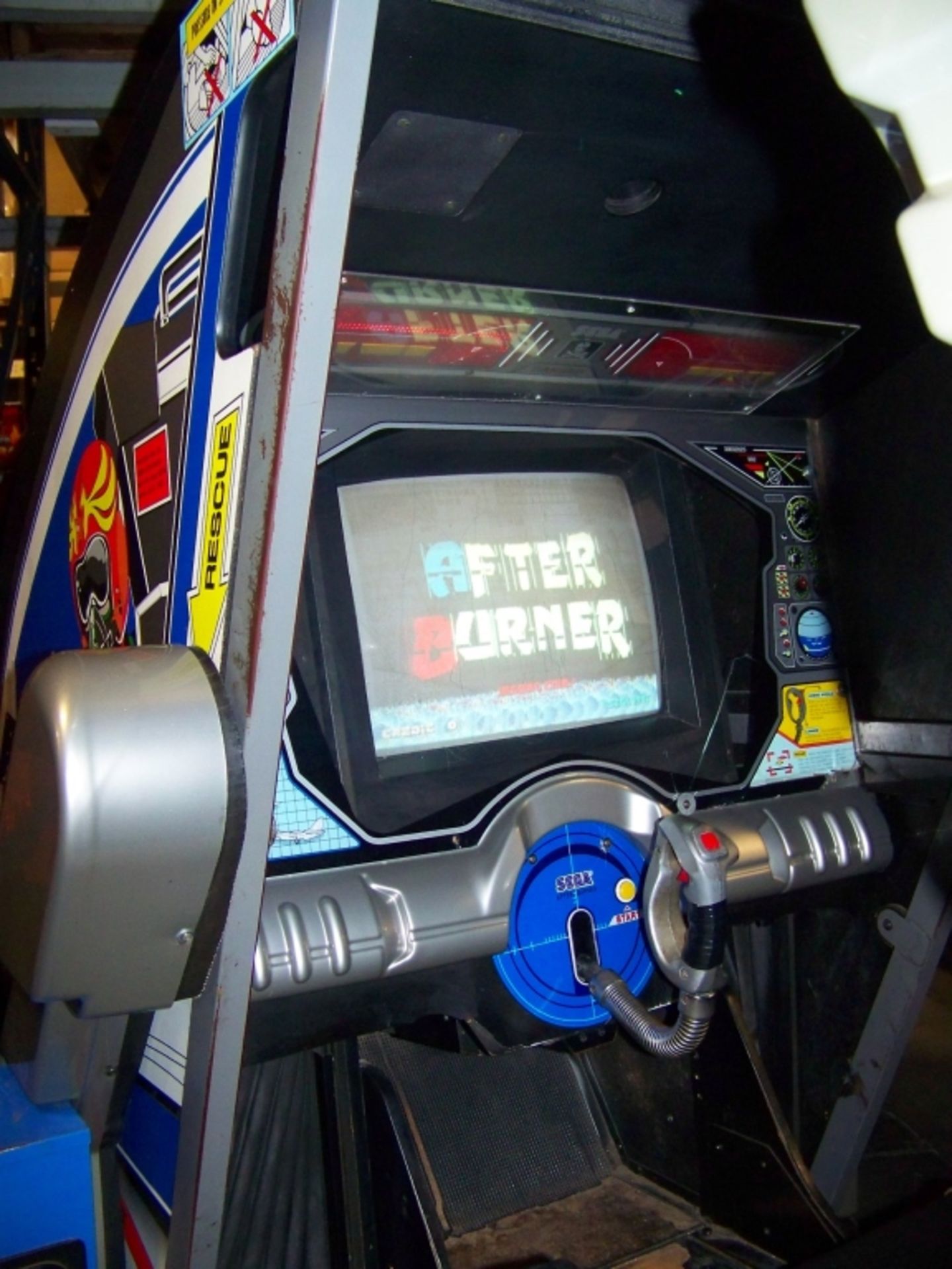 AFTERBURNER DELUXE MOTION CLASSIC ARCADE GAME SEGA - Image 2 of 10