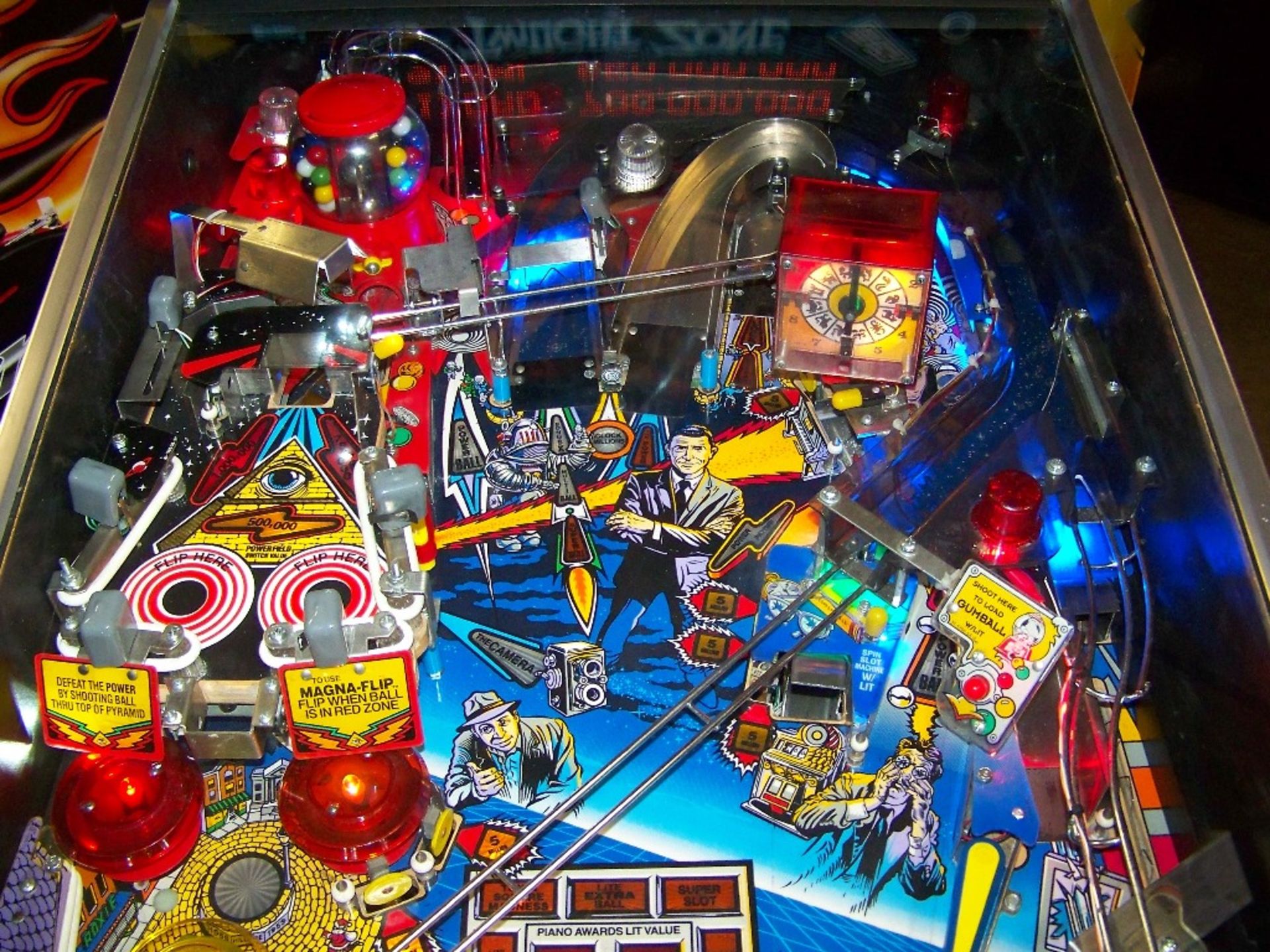 TWILIGHT ZONE PINBALL MACHINE RESTORED L@@K! - Image 19 of 19