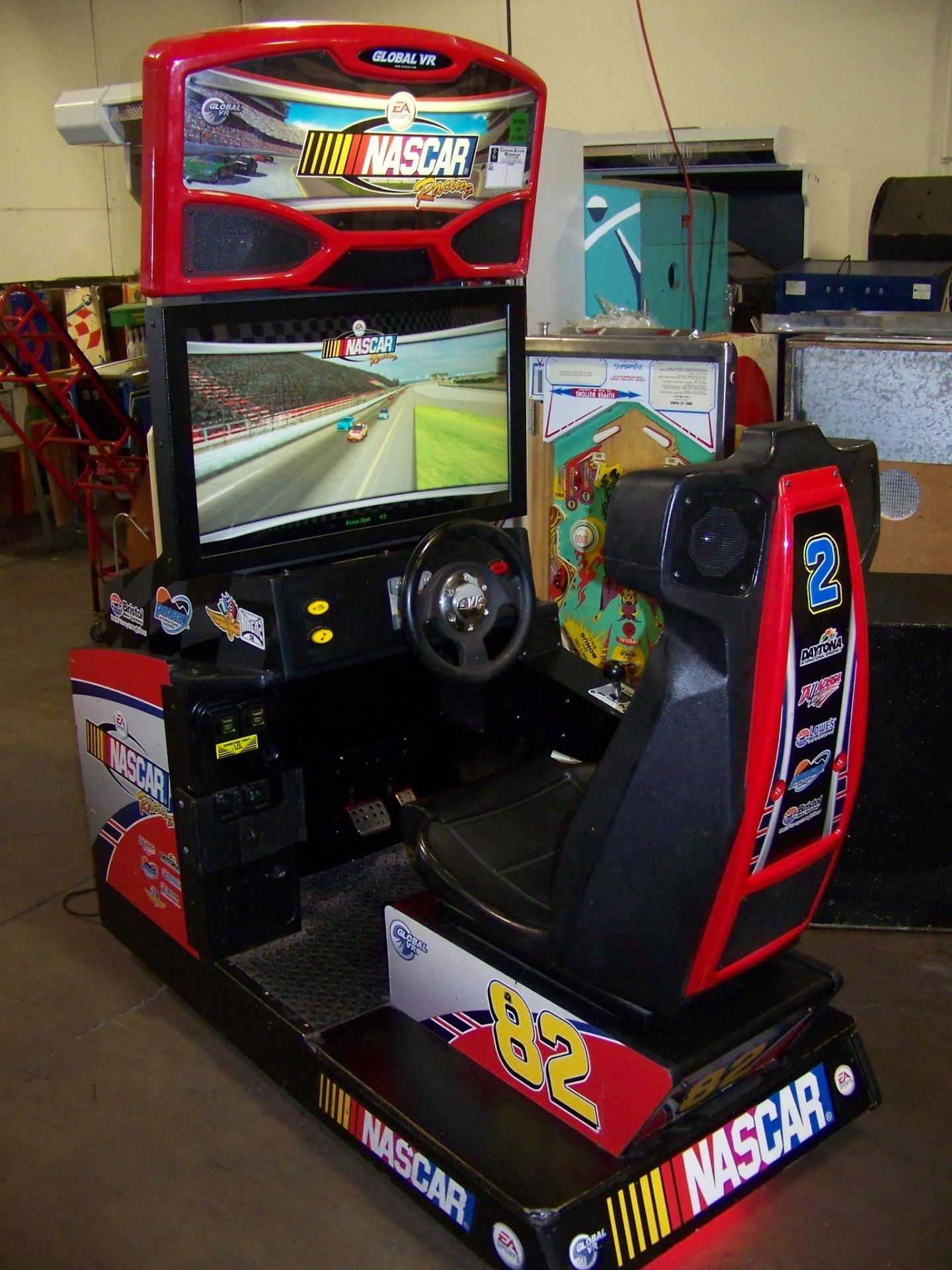 NASCAR RACING ARCADE GAME 32" LCD GLOBAL VR - Image 2 of 7