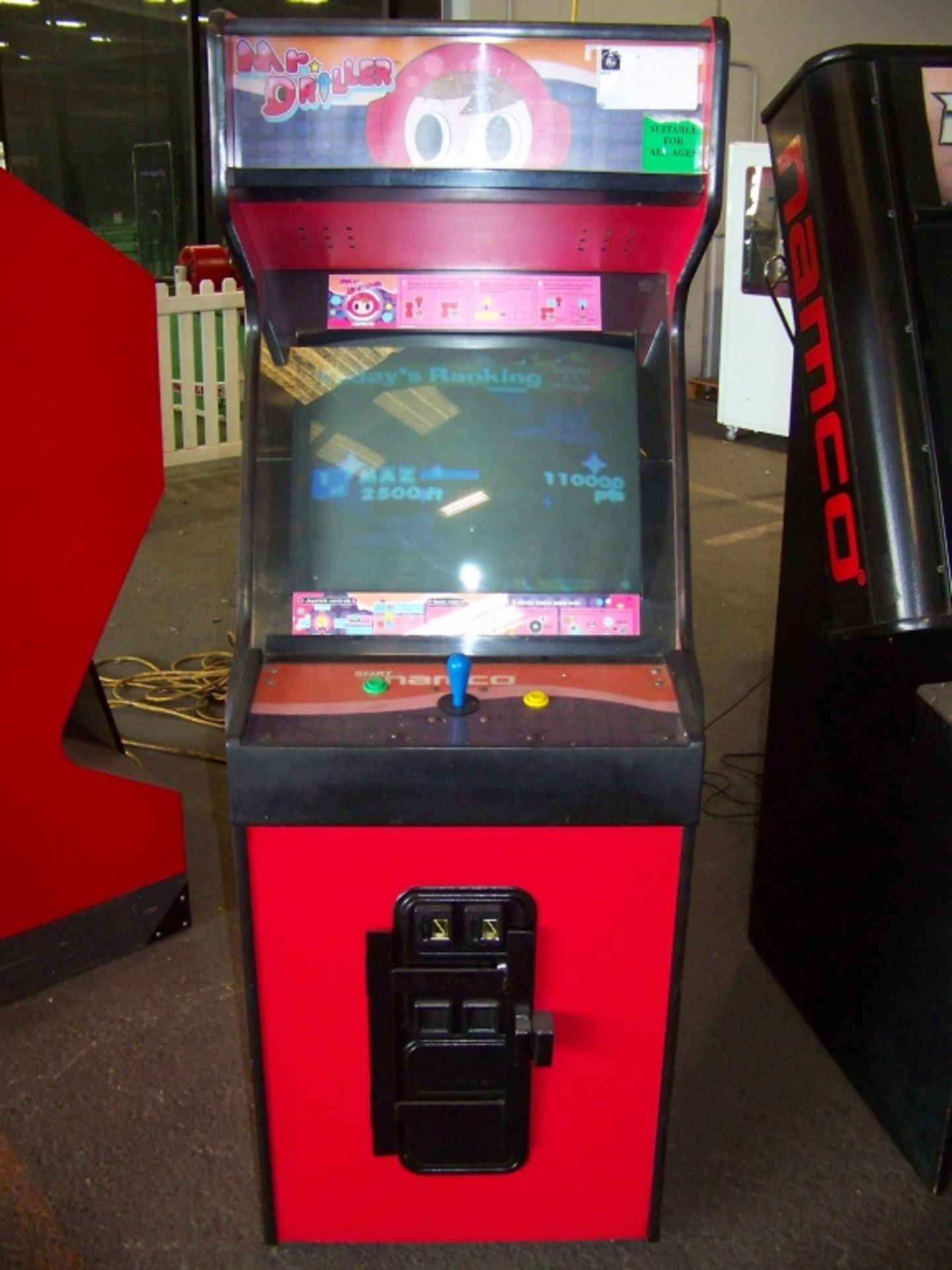 MR. DRILLER UPRIGHT ARCADE GAME 25"CRT - Image 3 of 3