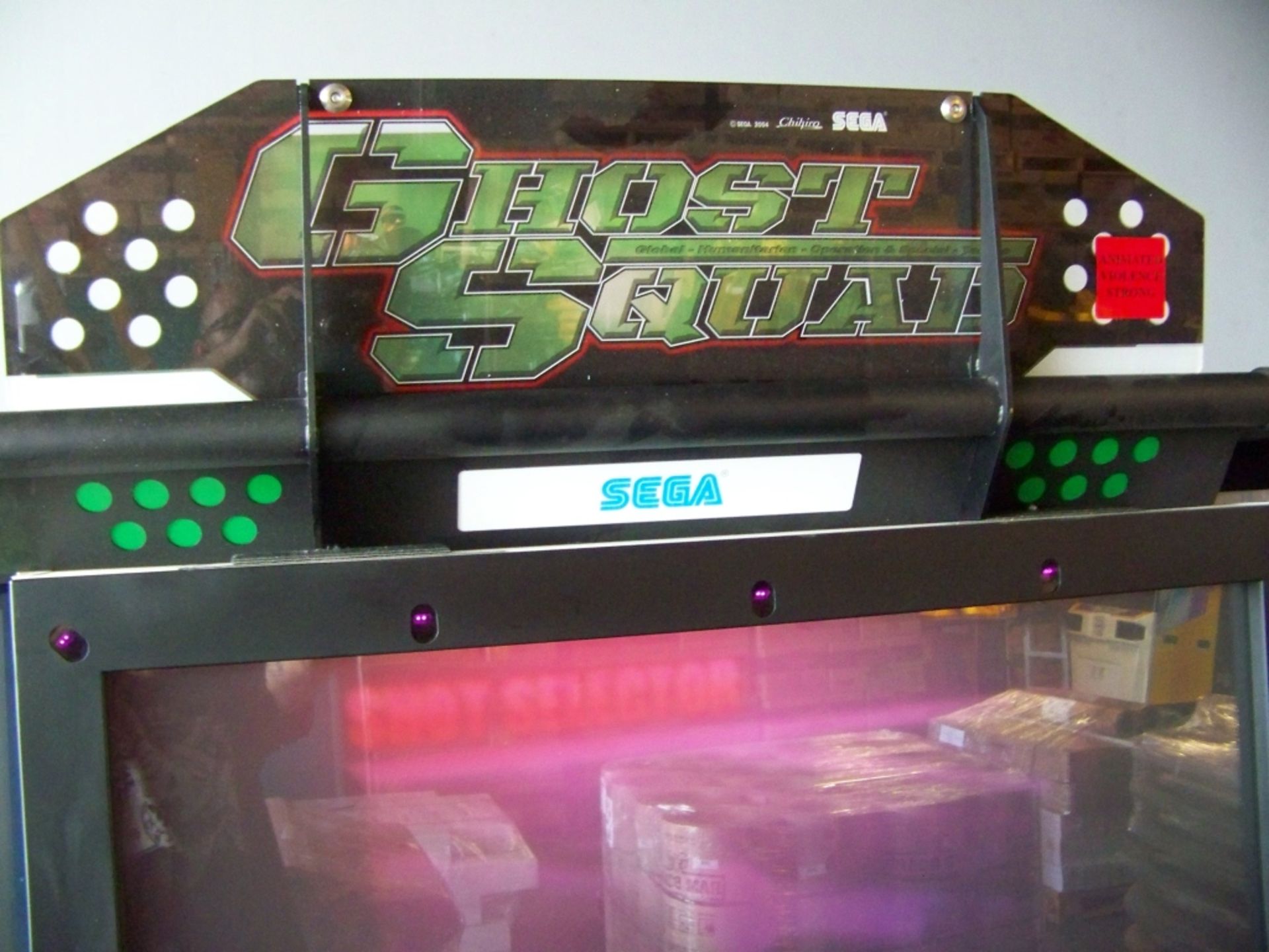 GHOST SQUAD DX 50" SHOOTER ARCADE GAME SEGA - Image 3 of 8