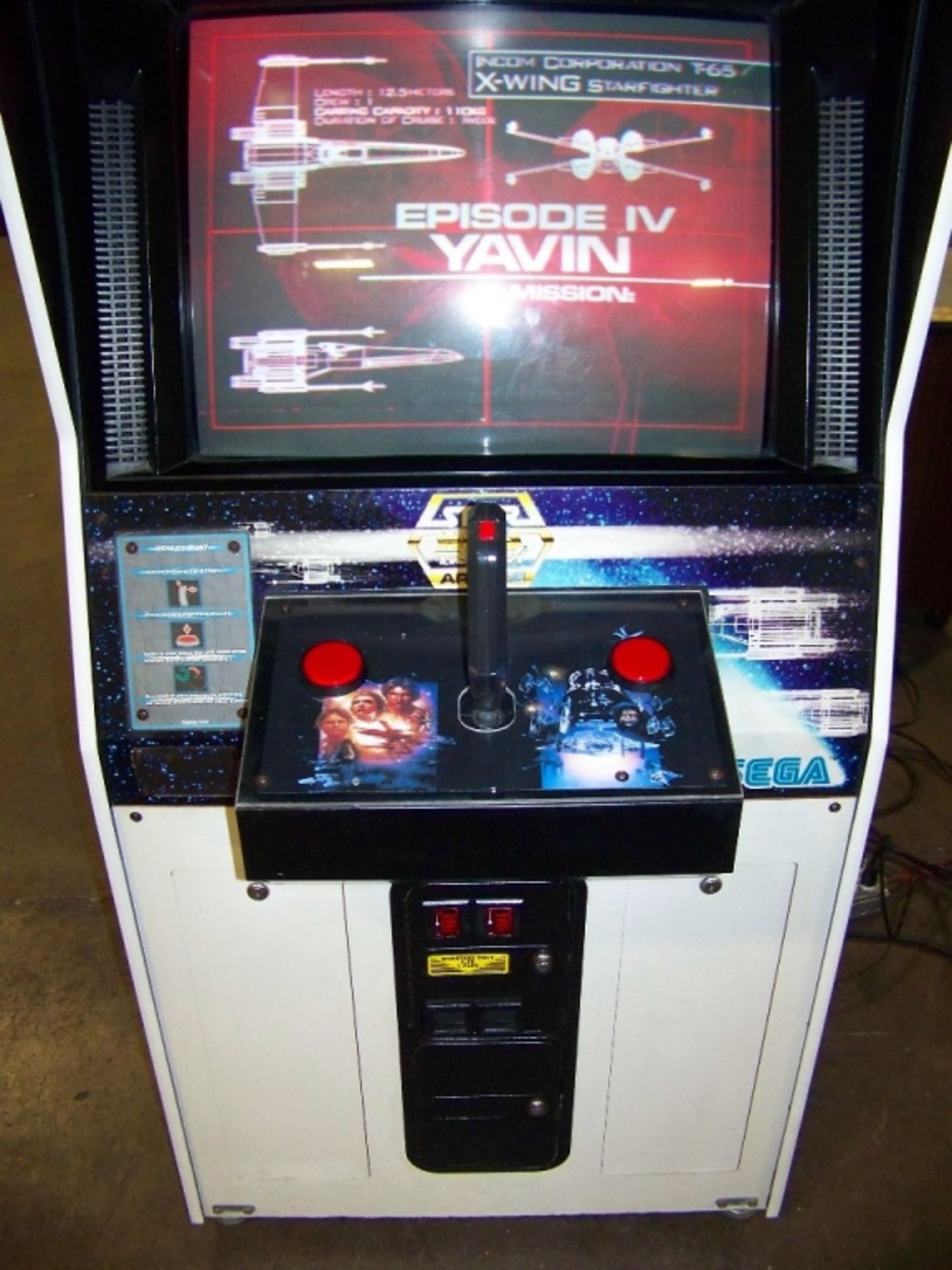 STAR WARS TRILOGY UPRIGHT ARCADE GAME SEGA - Image 4 of 6