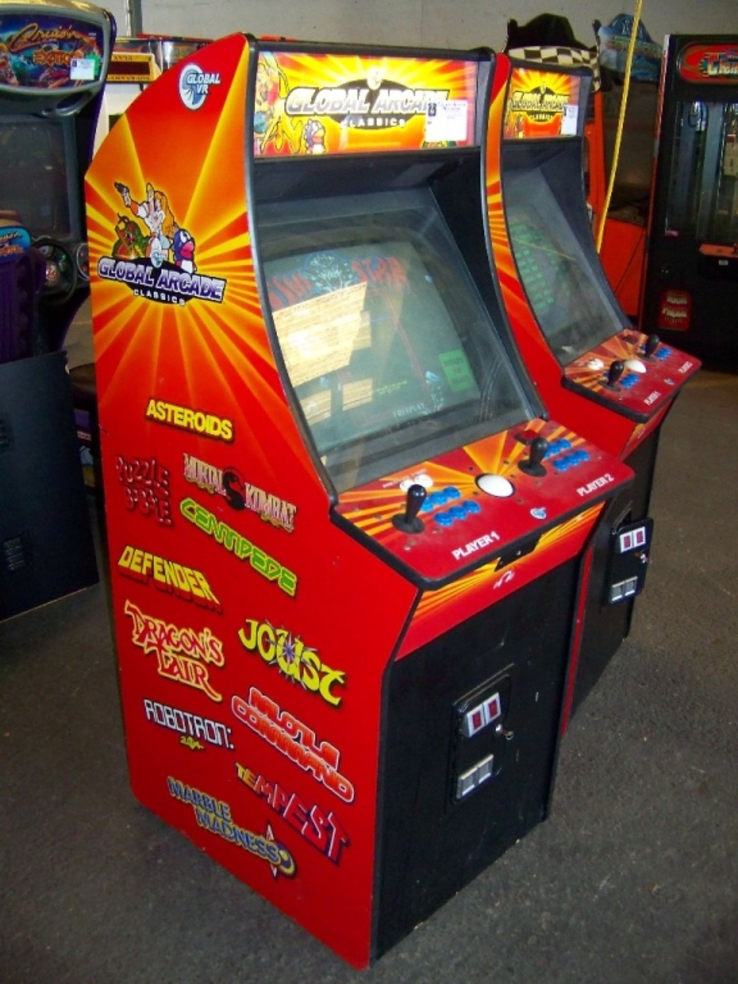 GLOBAL ARCADE CLASSICS UPRIGHT GLOBAL VR - Image 2 of 6