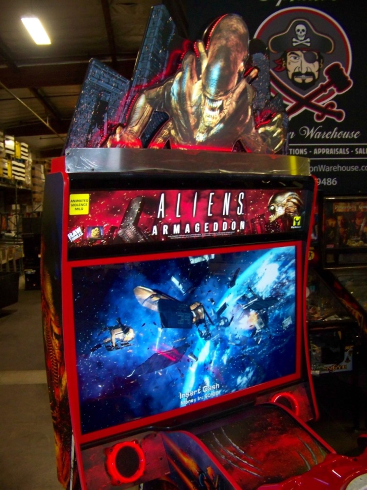 ALIENS ARMAGEDDON DELUXE ARCADE GAME NEW! - Image 3 of 4