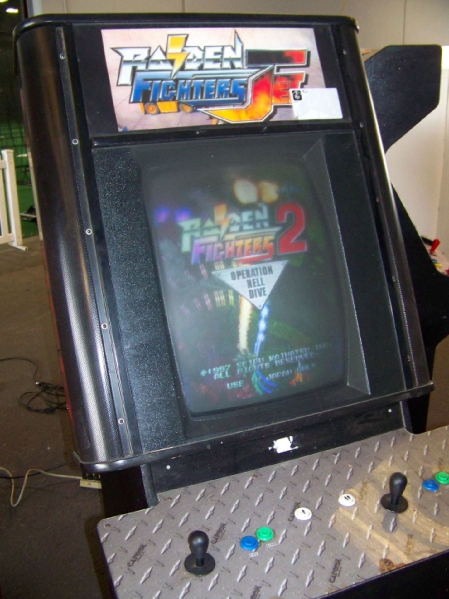 RAIDEN JET FIGHTERS 2 VERTICAL SHOOTER 27" ARCADE - Image 2 of 4