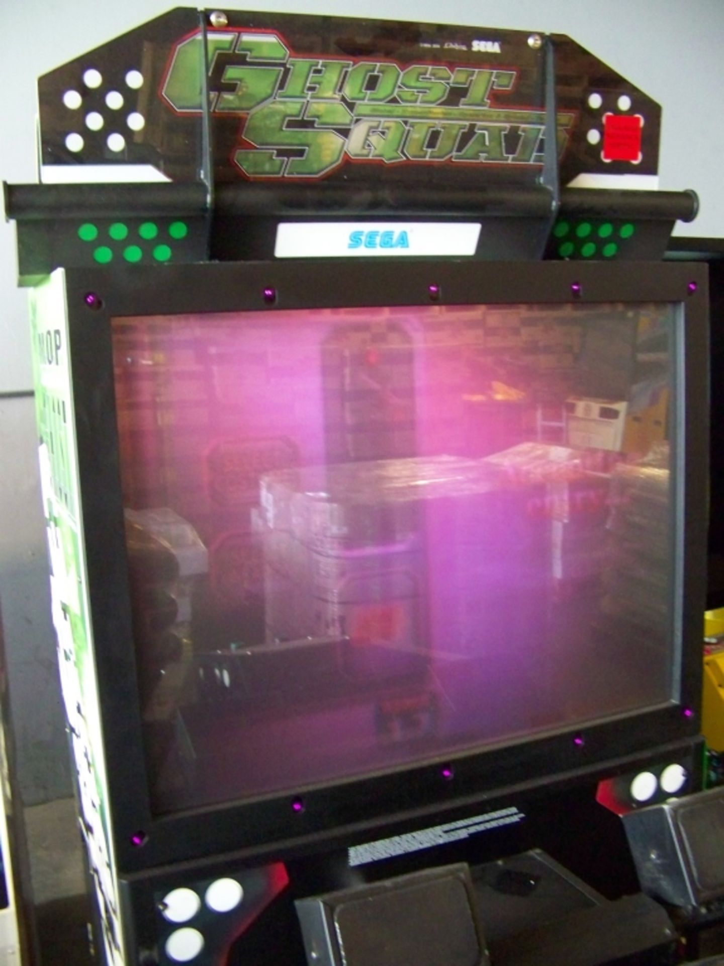 GHOST SQUAD DX 50" SHOOTER ARCADE GAME SEGA - Image 8 of 8