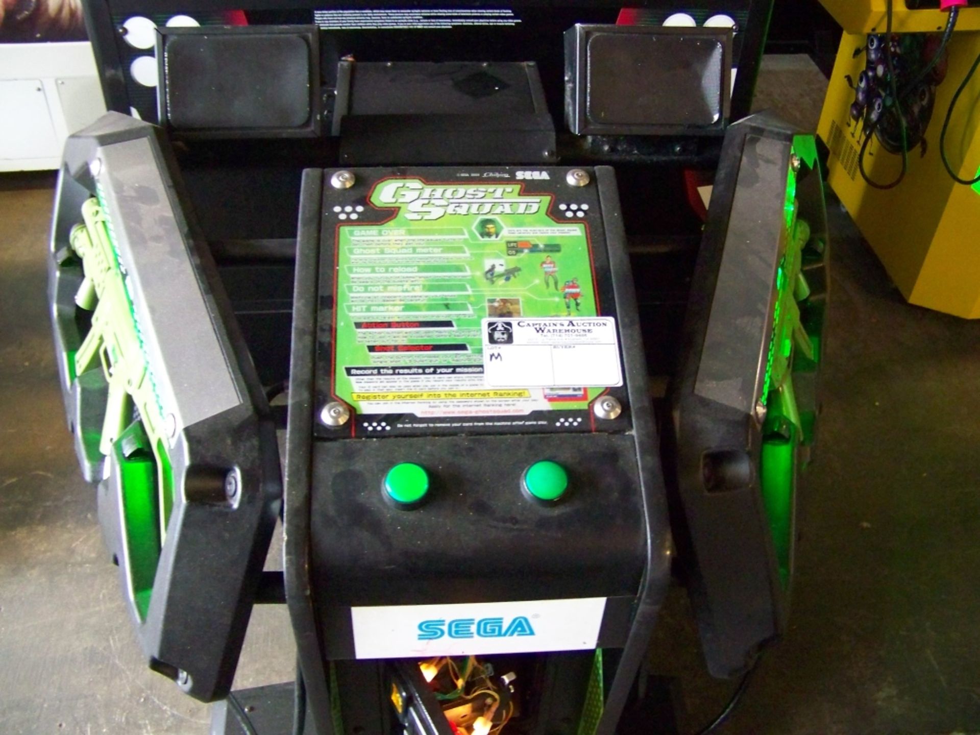 GHOST SQUAD DX 50" SHOOTER ARCADE GAME SEGA - Image 4 of 8