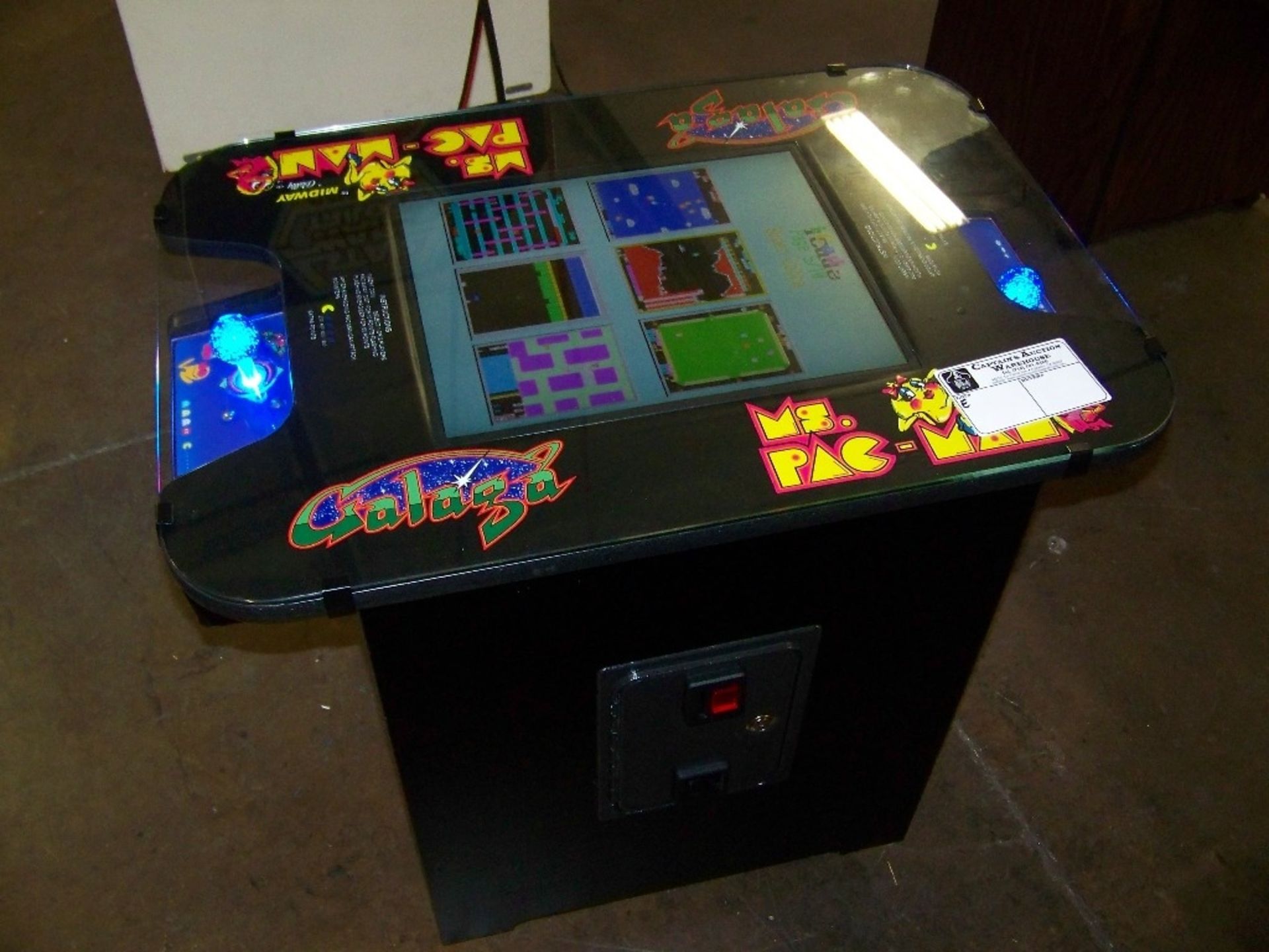 60 IN 1 MULTICADE BLK COCKTAIL TABLE BRAND NEW! - Image 2 of 4