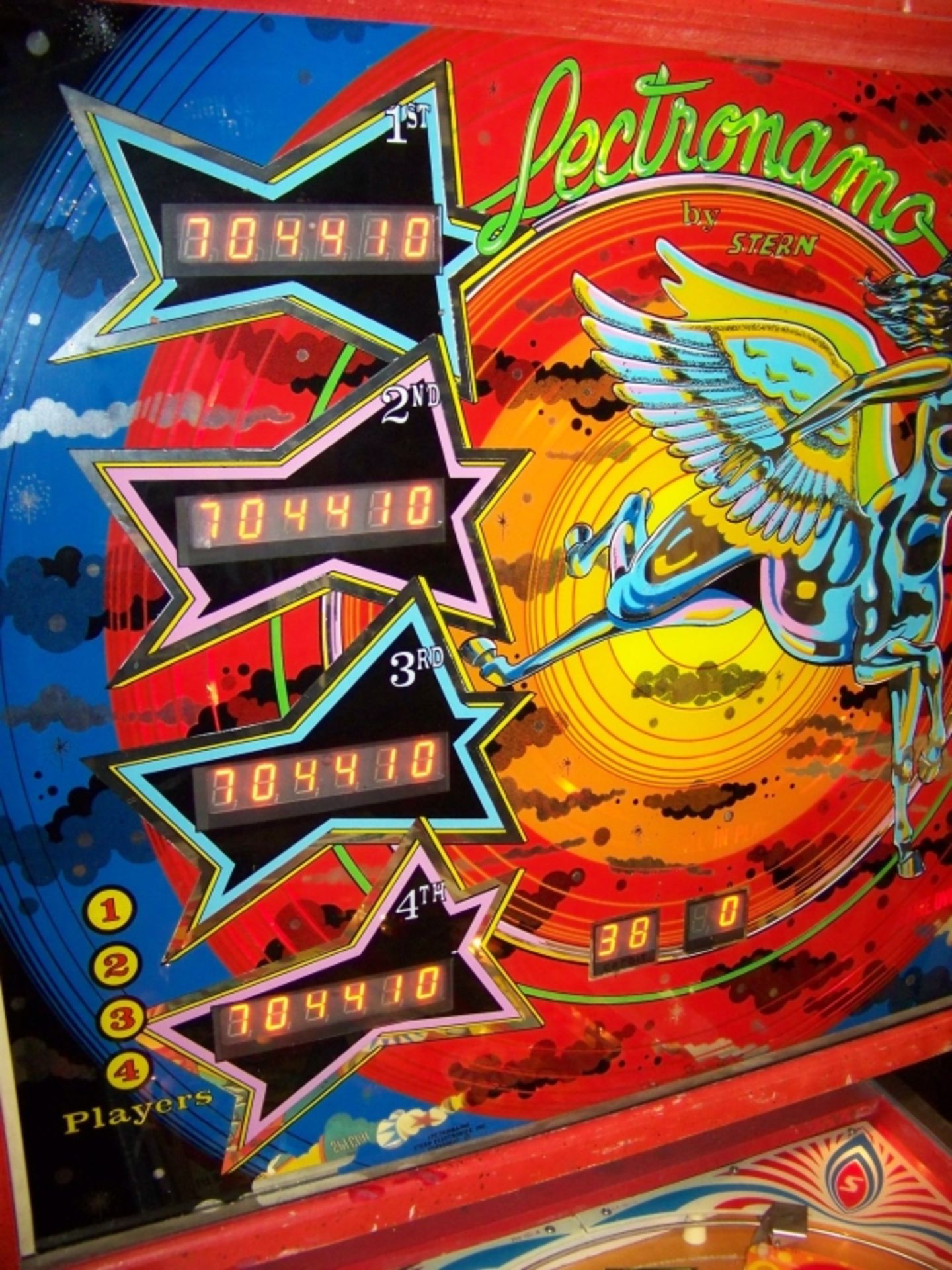 LECTRONAMO PINBALL MACHINE 1978 STERN INC. - Image 10 of 10