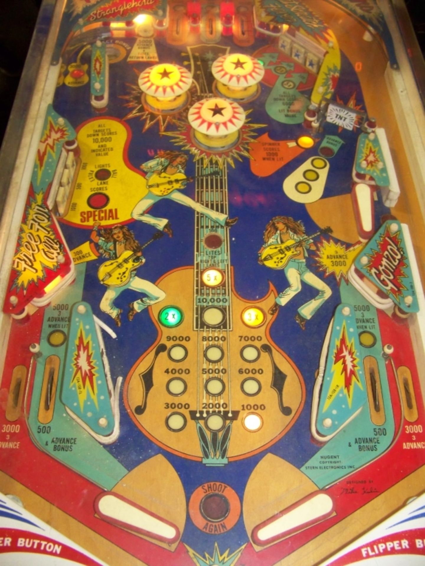 NUGENT BY STERN PINBALL MACHINE 1978 - Image 12 of 14