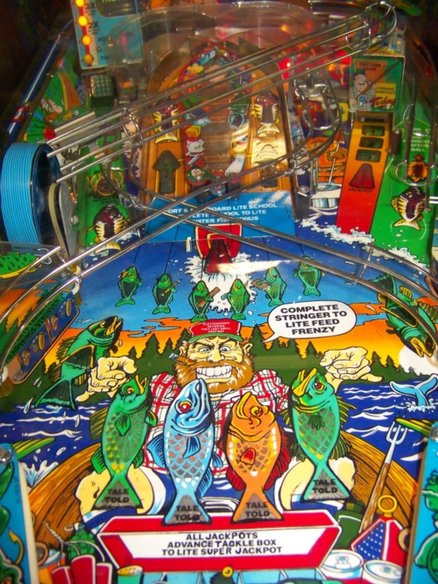 FISH TALES PINBALL MACHINE 1992 WILLIAMS - Image 3 of 13