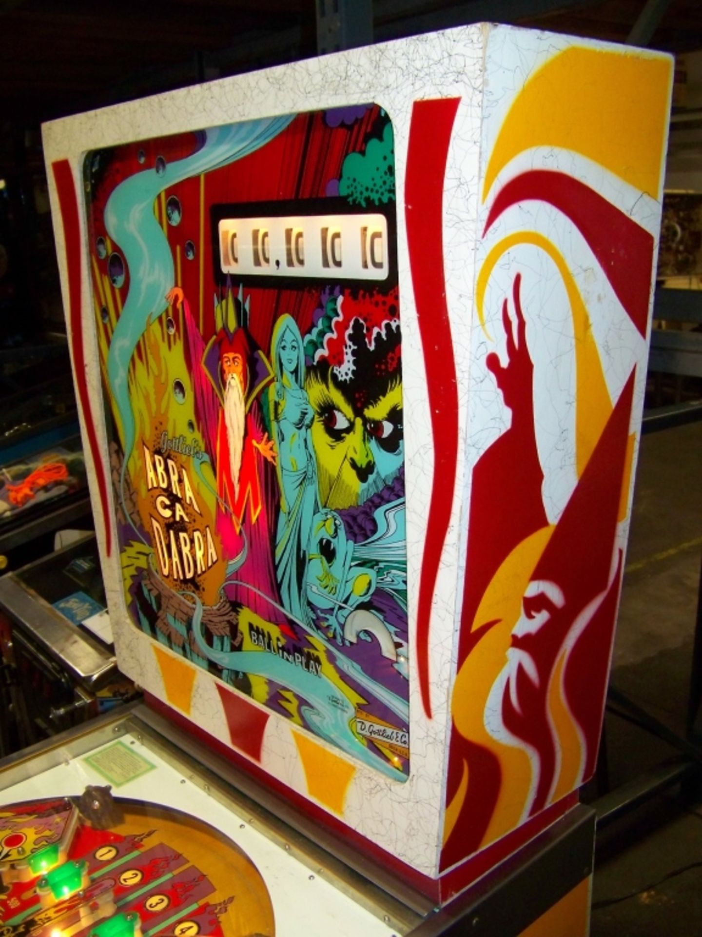 ABRA CA DABRA PINBALL MACHINE 1975 GOTTLIEB - Image 15 of 15